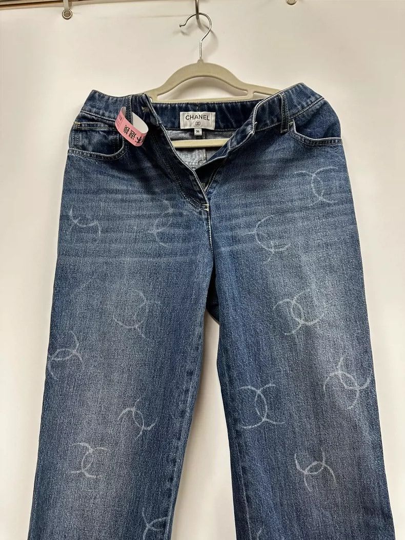 Chanel Chanel Full-print jeans Size 24" / US 00 / IT 34 - 3 Thumbnail