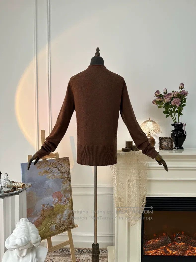 Hermes Hermes Gaultier Era Cashmere H-Buckle Knit Long Cardigan - Size M / US 6-8 / IT 42-44 - 2 Thumbnail