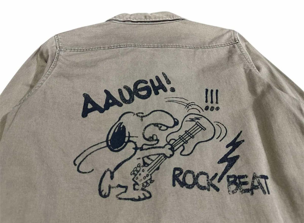 Hysteric Glamour × Japanese Brand × PPFM 🔥Sick Y2K Vintage Loaves x Peanuts Studded Shirt Punk Rock Size US M / EU 48-50 / 2 - 1 Thumbnail