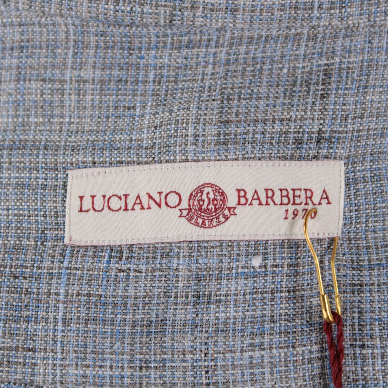 Luciano Barbera Luciano Barbera Overshirt Size M US In Blue Linen Size US M / EU 48-50 / 2 - 7 Thumbnail