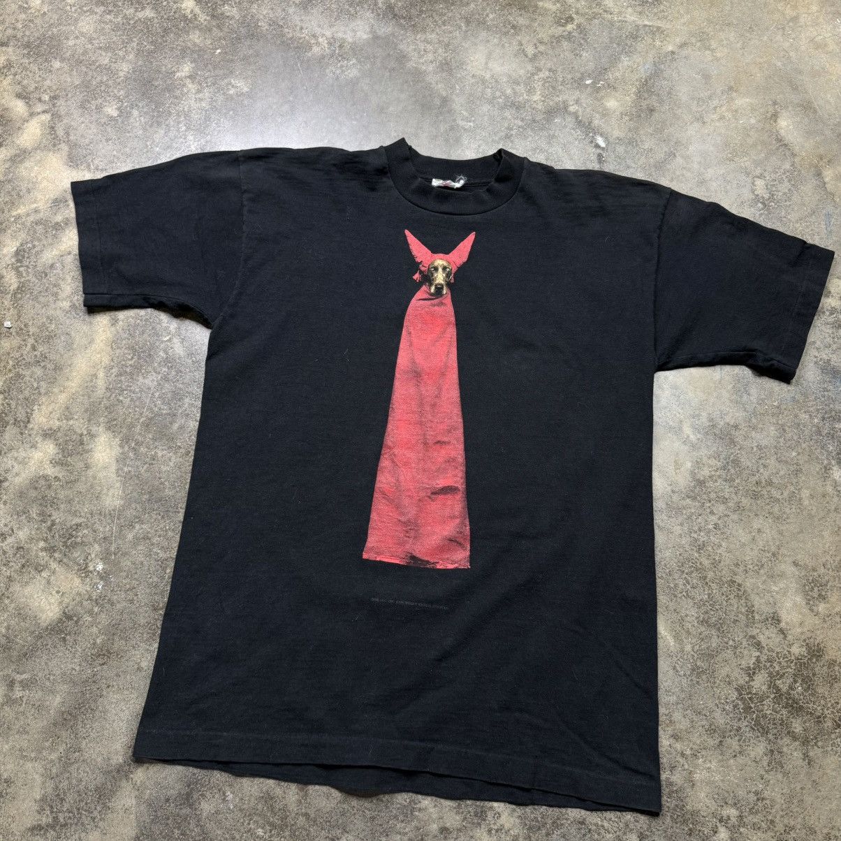 Vintage vintage william wegman devil dog baggy art tshirt Size US L / EU 52-54 / 3 - 2 Thumbnail