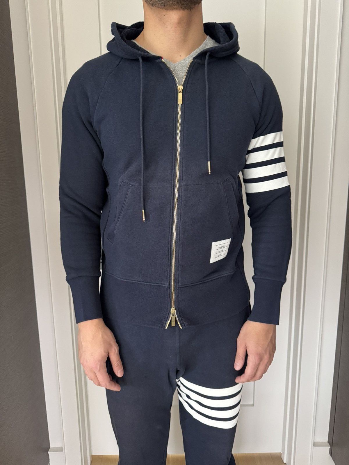 Thom Browne Navy classic hoodie Size US M / EU 48-50 / 2 - 13 Thumbnail