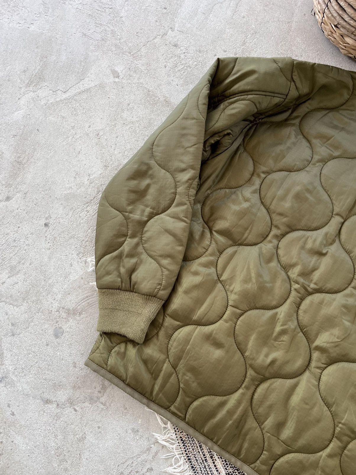 Polo Ralph Lauren Vintage US Army Quilted Bomber Jacket Green Military Liner Size US M / EU 48-50 / 2 - 8 Thumbnail