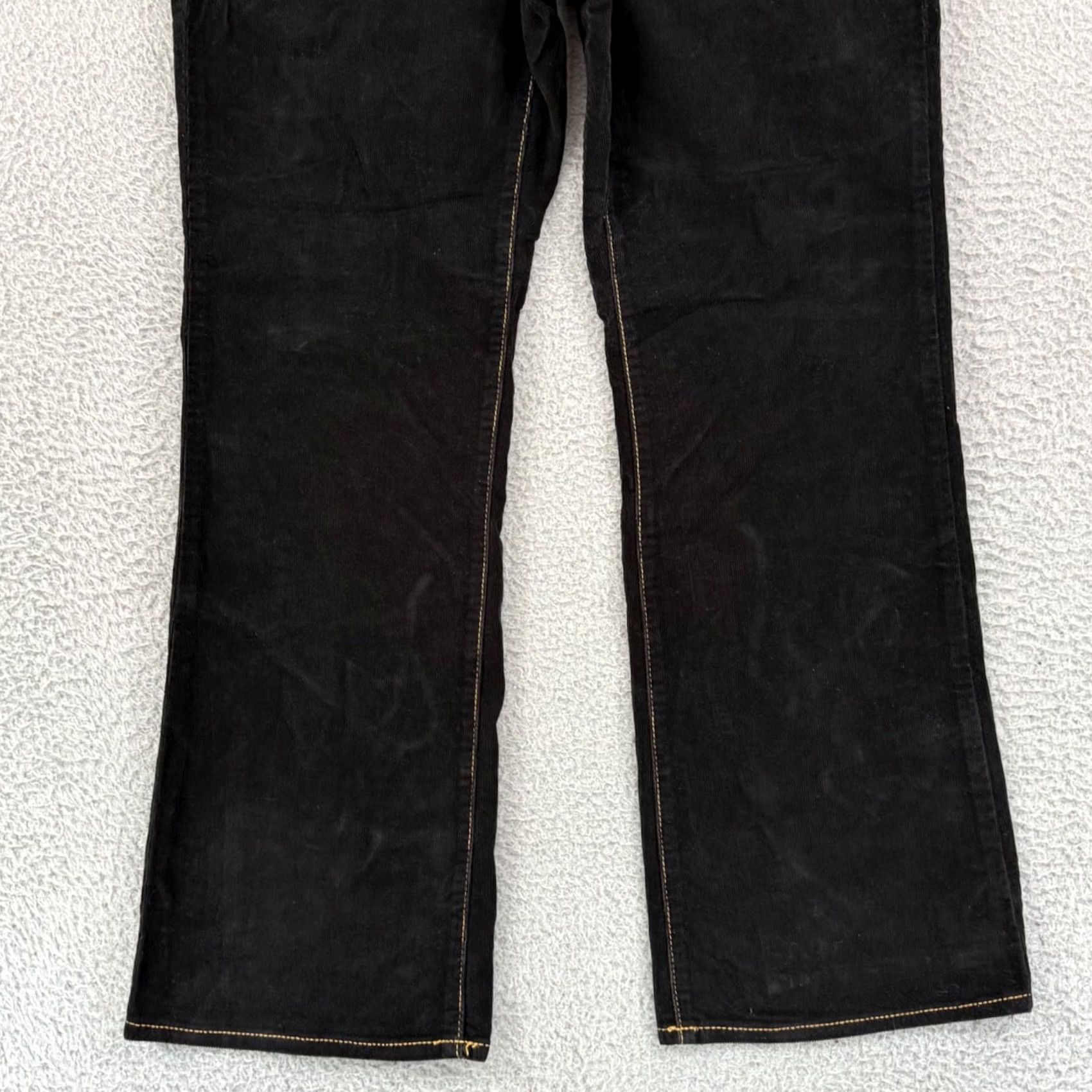 Gap VINTAGE Gap Pants Women 12 Black Corduroy Low Rise Bootcut 36x30 Stretch NWT Size 34" / US 12 / IT 48 - 2 Thumbnail