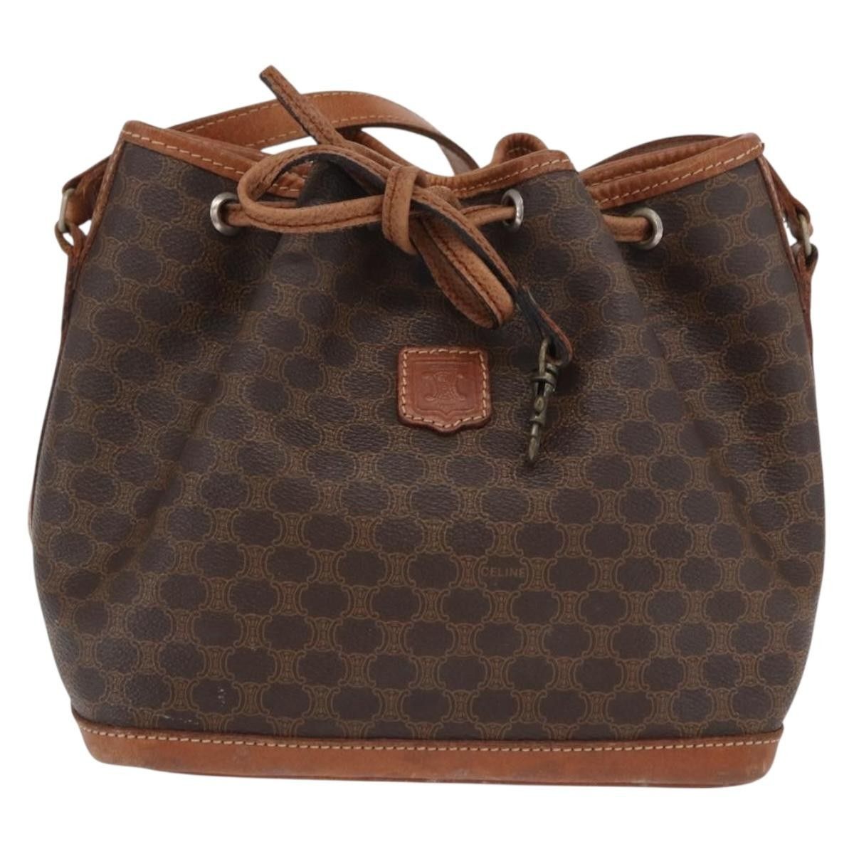Celine Celine Vintage Macadam Canvas and Leather Size ONE SIZE - 1 Thumbnail