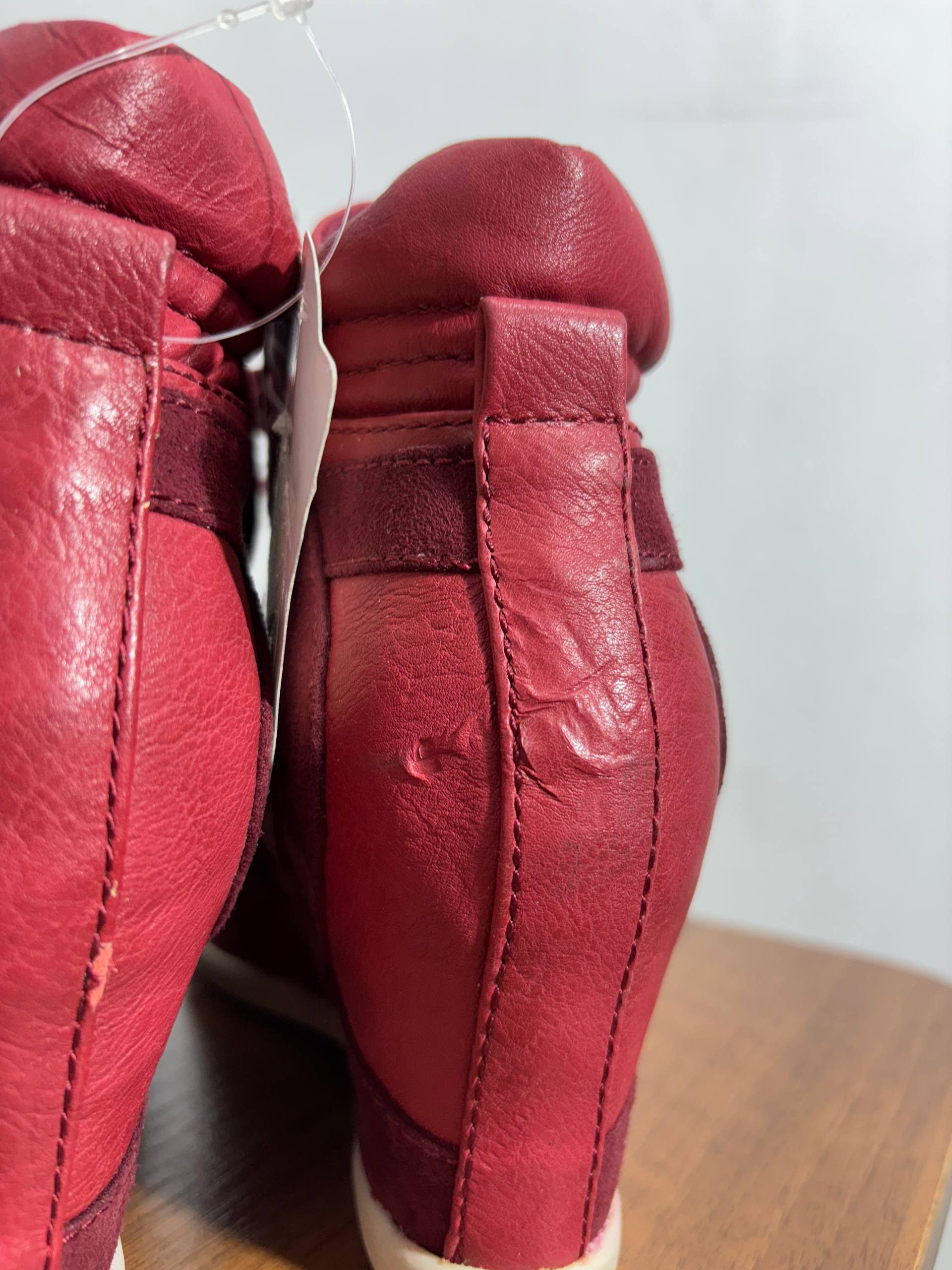 Isabel Marant Etoile Isabel Marant Etoile style Leather Hi-Top Sneakers Shoes Size US 8 / IT 38 - 10 Thumbnail