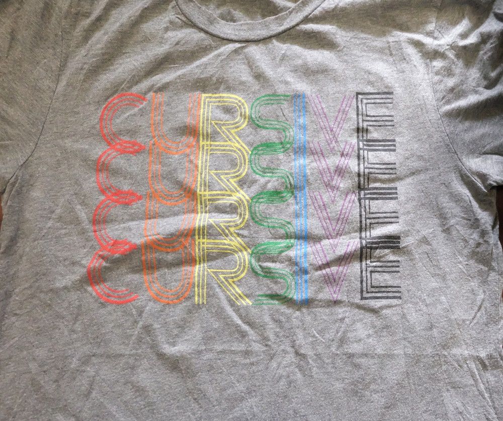 Band Tees Cursive Band Shirt Size US S / EU 44-46 / 1 - 2 Thumbnail