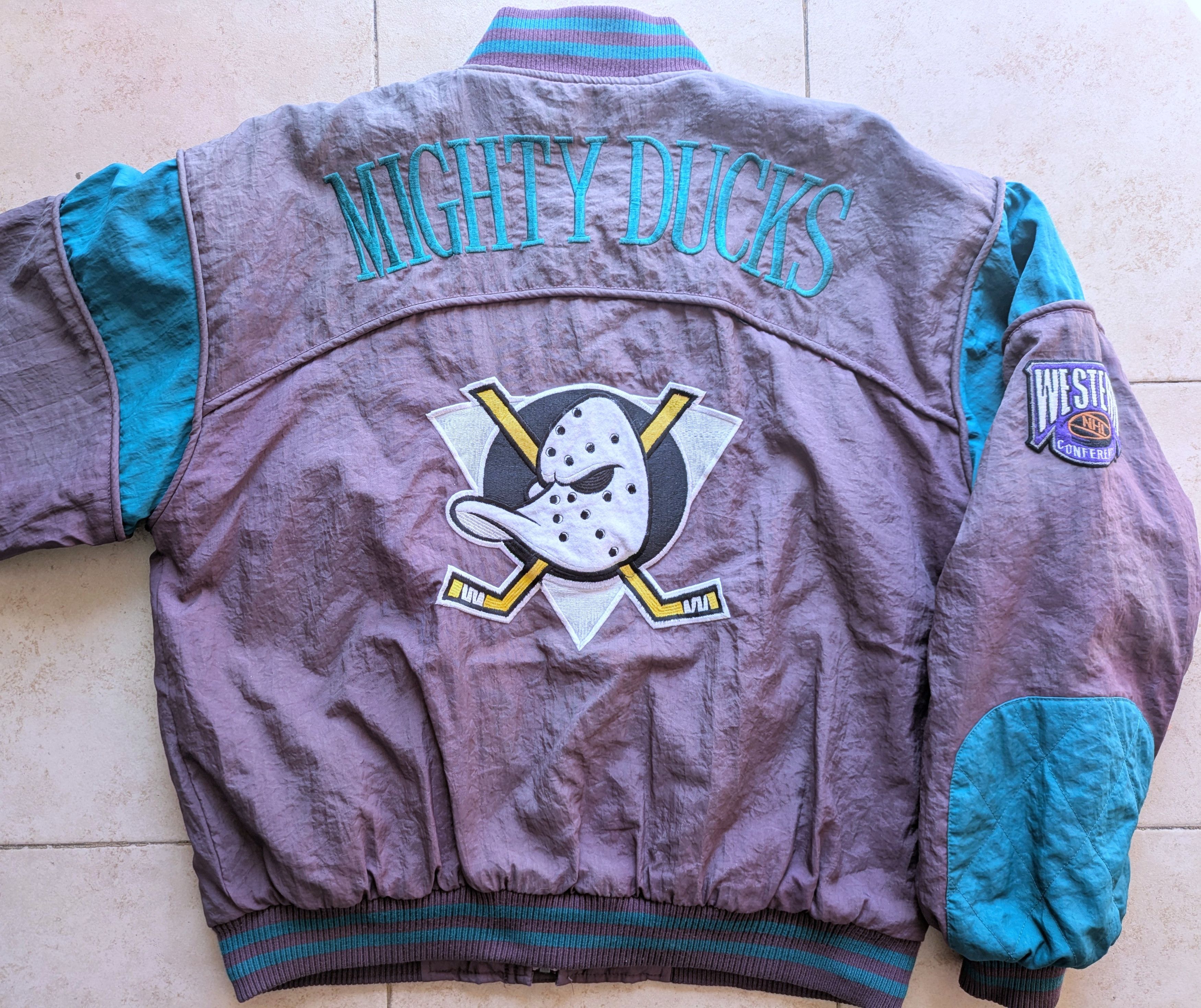 Starter Anaheim Mighty Ducks 90s NUTMEG bomber M NHL vintage Size US M / EU 48-50 / 2 - 3 Thumbnail