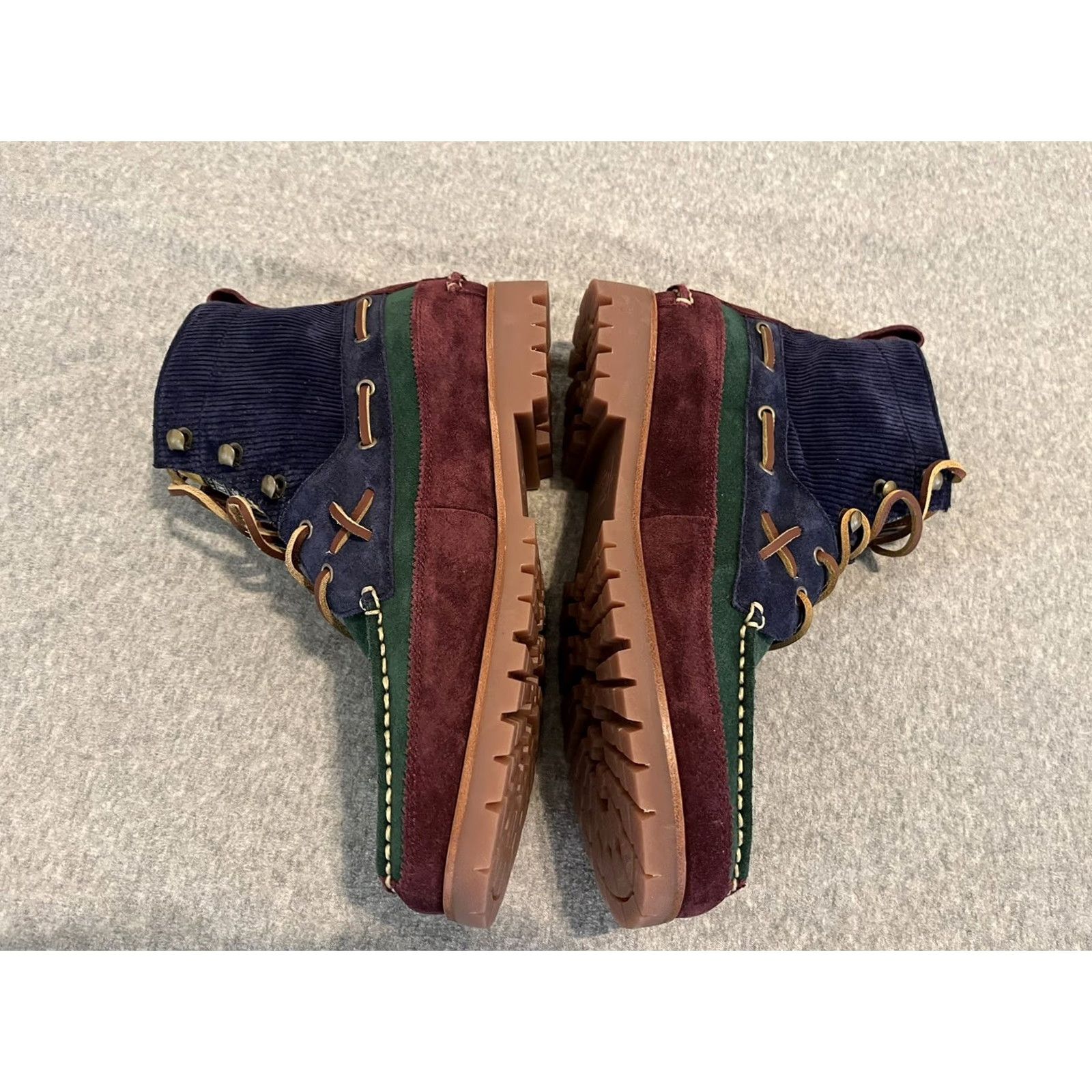Polo Ralph Lauren Polo Ralph Lauren Ranger Mid Colorblock Suede Corduroy Boots Mens 10 New Chukka Lace Up Multicolor Boots Size US M / EU 48-50 / 2 - 3 Thumbnail