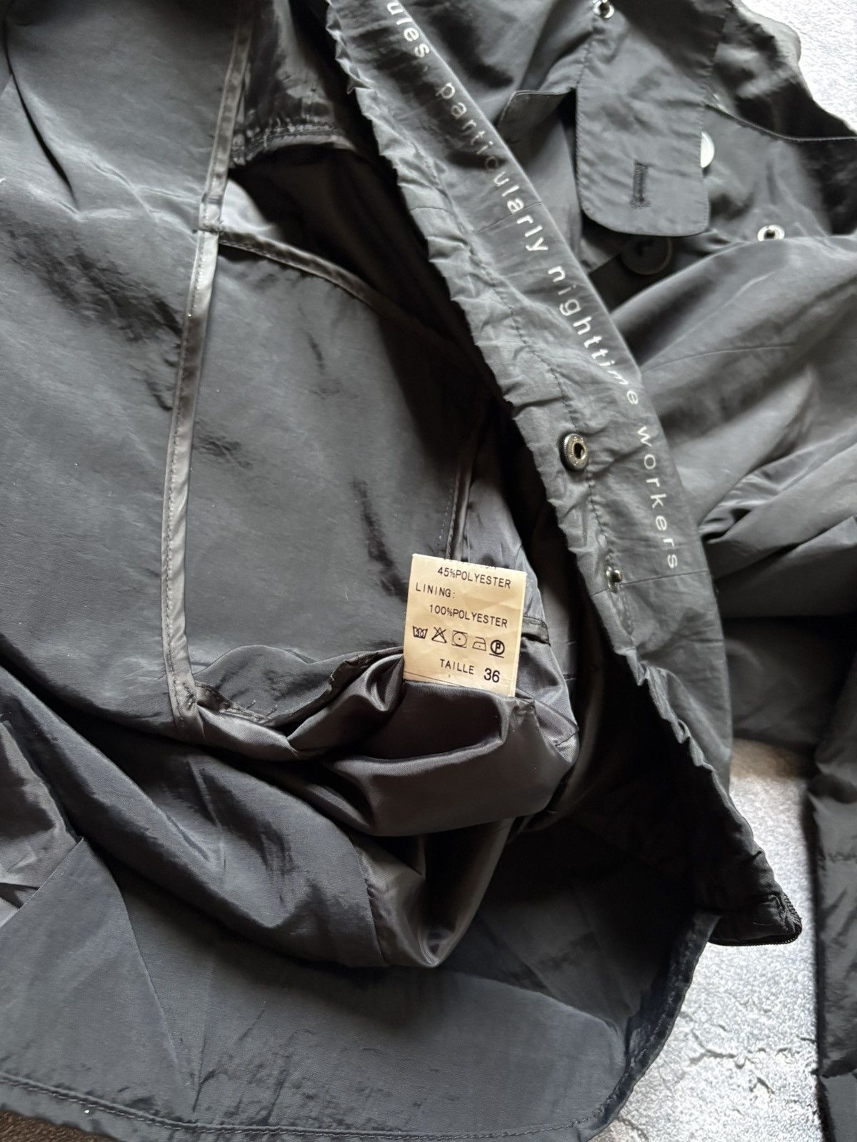 Cop Copine Vintage Cop Copine Avant Garde Black Coat Jacket Size XS / US 0-2 / IT 36-38 - 11 Thumbnail