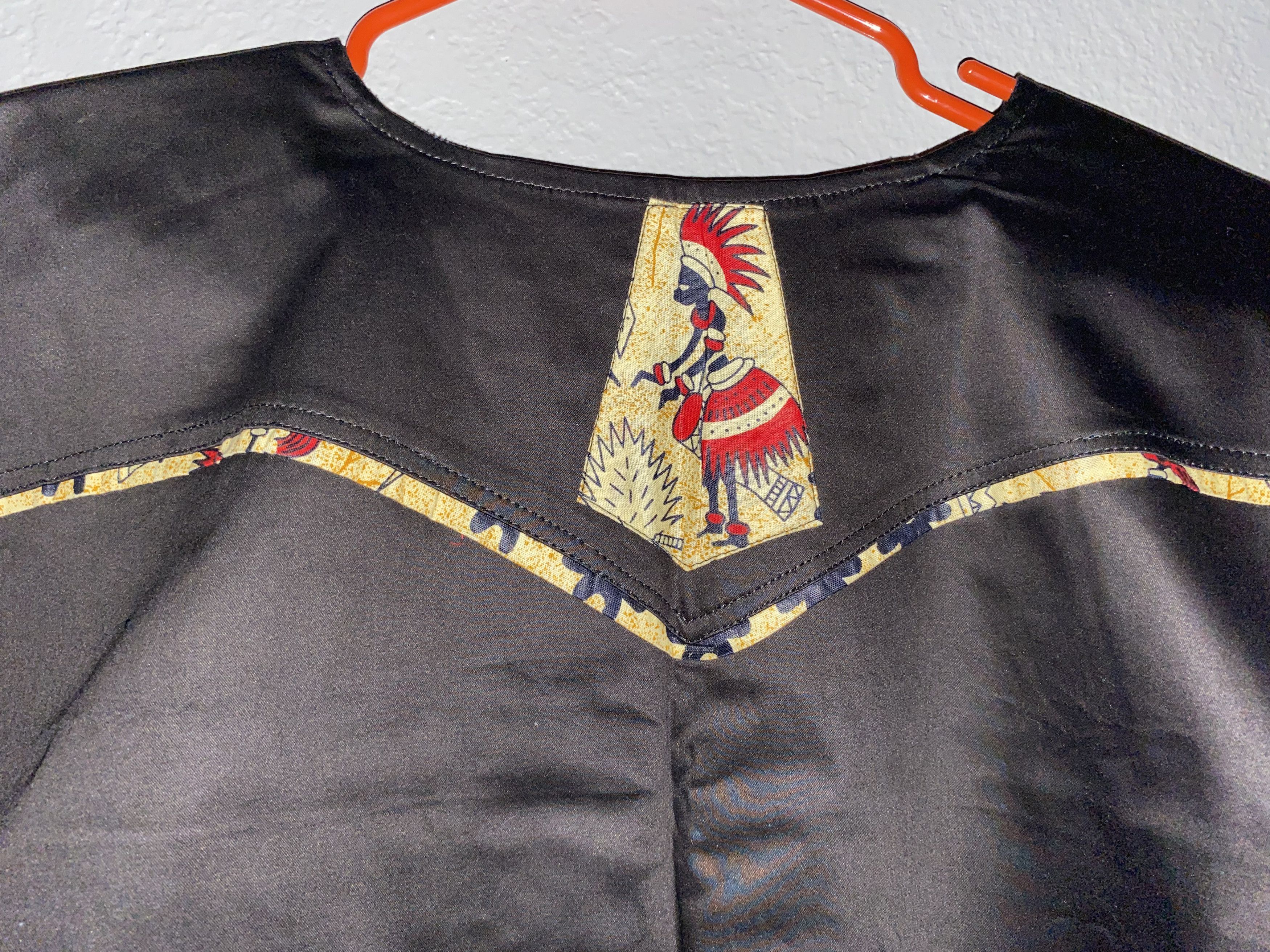 Handmade × Homemade Hand home made African Motif design t shirt Africa ghana ppl Size US XXL / EU 58 / 5 - 8 Thumbnail