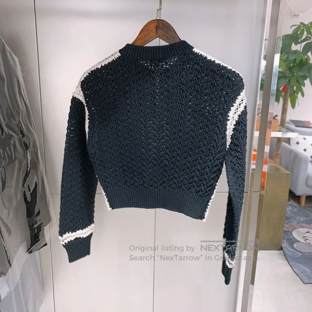 Chanel Chanel 22C Openwork Knit Sweater. Size XXS / US 00 / IT 34 - 2 Thumbnail