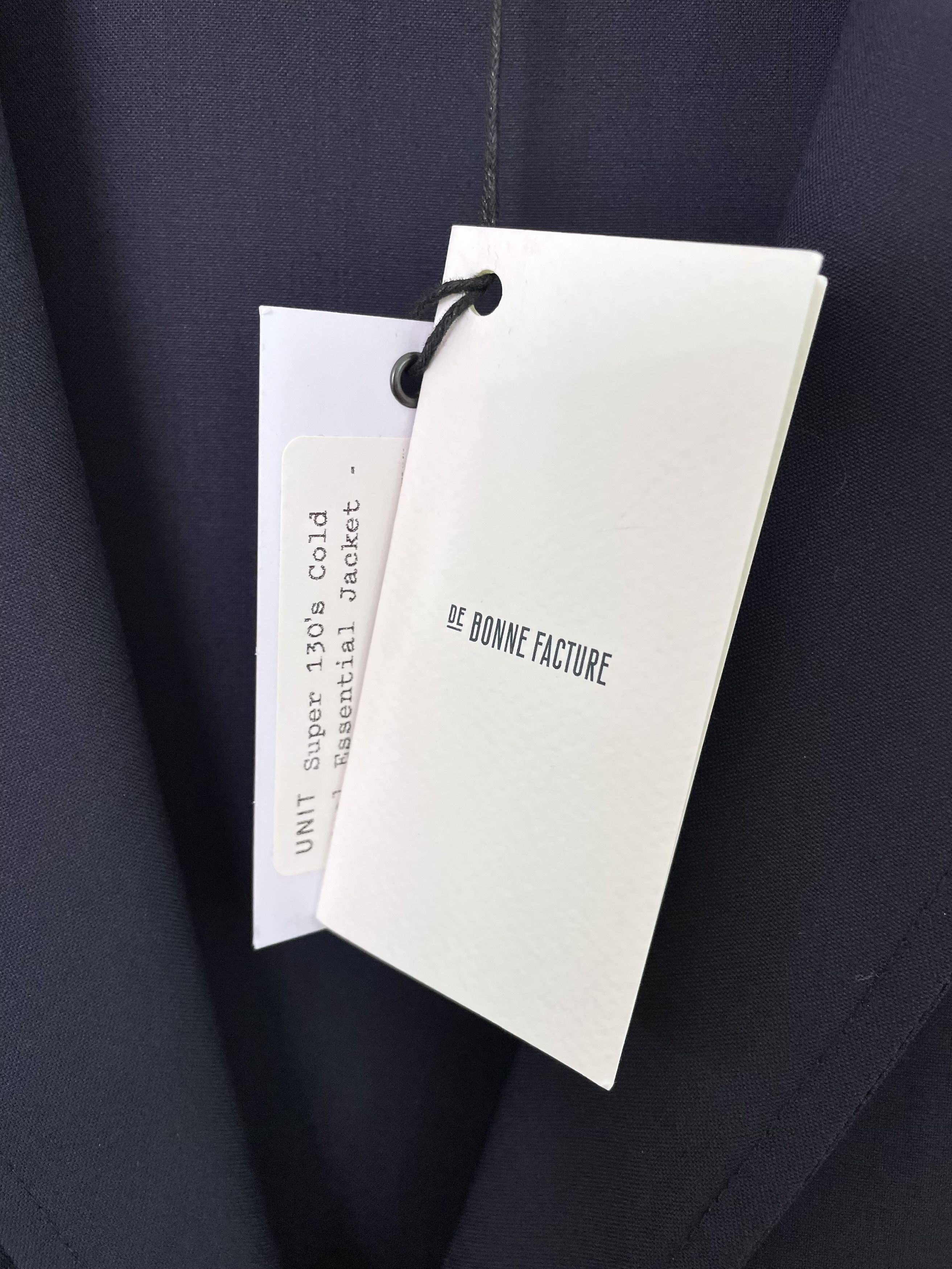 De Bonne Facture De Bonne Facture - Essential Sport Coat - 130s Cold Wool Size 36R - 4 Thumbnail