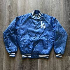 Vintage 1980s Los Angeles La Rams Chalk Line Satin Bomber Jacket - New with Tags!! - Size Large