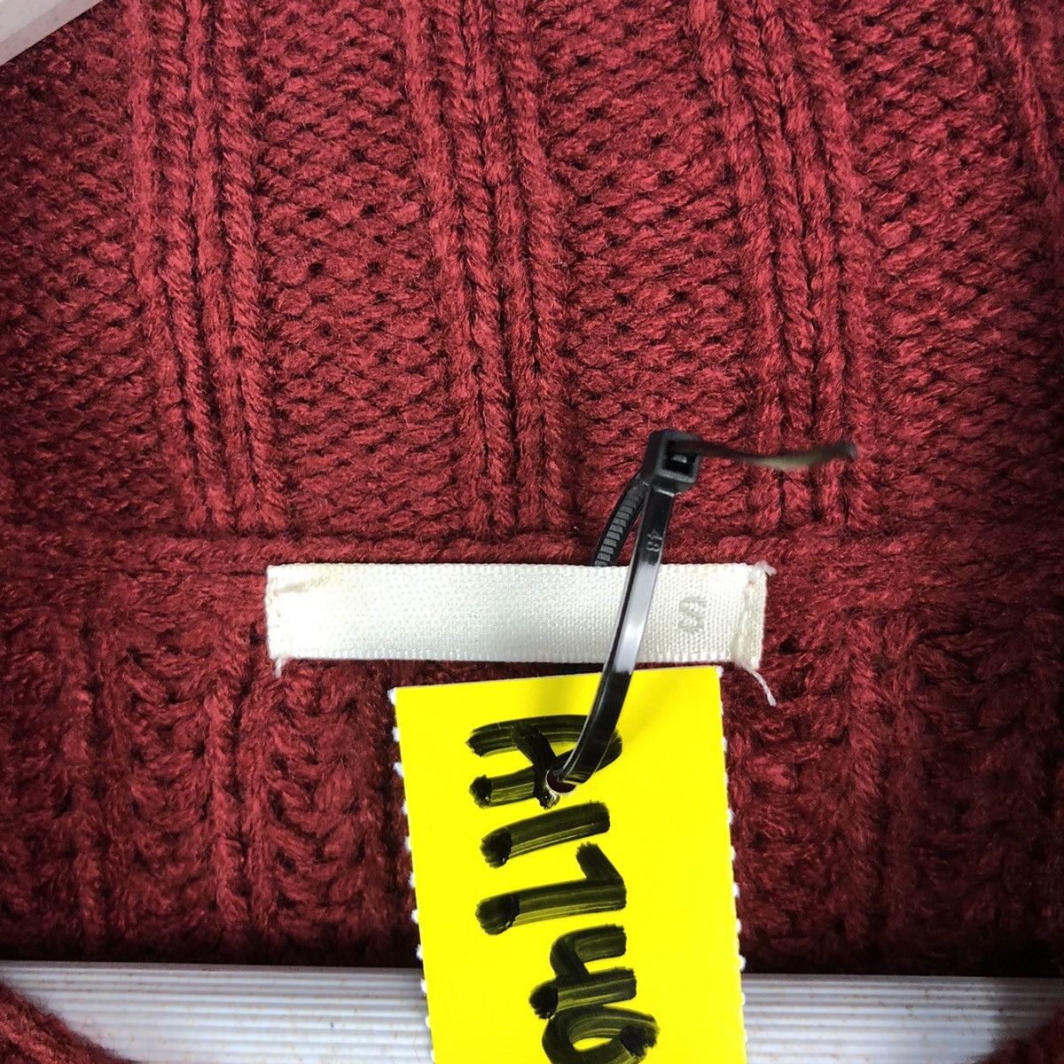 GU × Homespun Knitwear GU japan vintage Maroon Knitwear #A1740 Size S / US 4 / IT 40 - 10 Thumbnail
