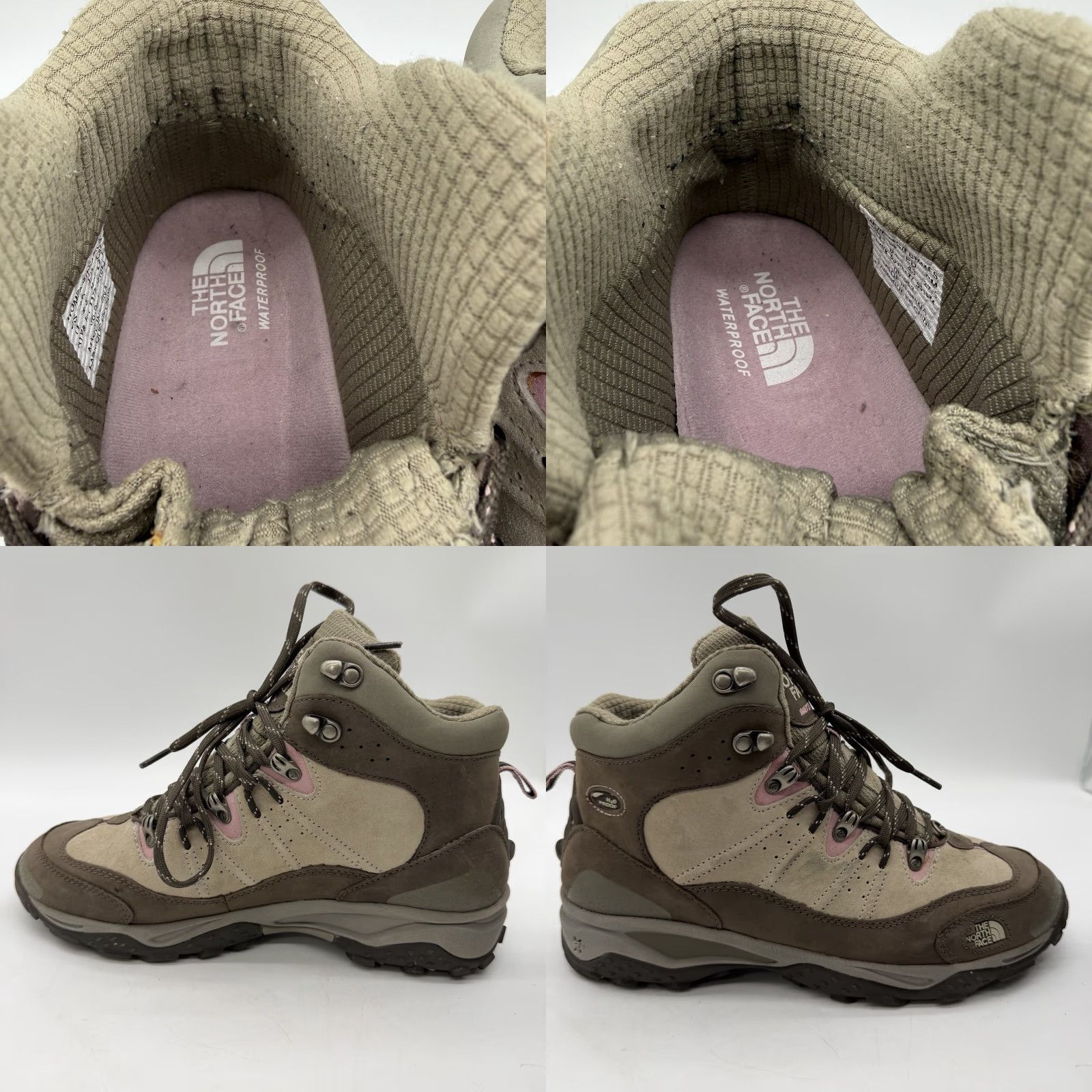 The North Face VINTAGE The North Face Winter Boots Women 11 Brown Leather 200G Primaloft Snow Hiking Boots Beige Combat Shoes Size US 11 / IT 41 - 8 Thumbnail