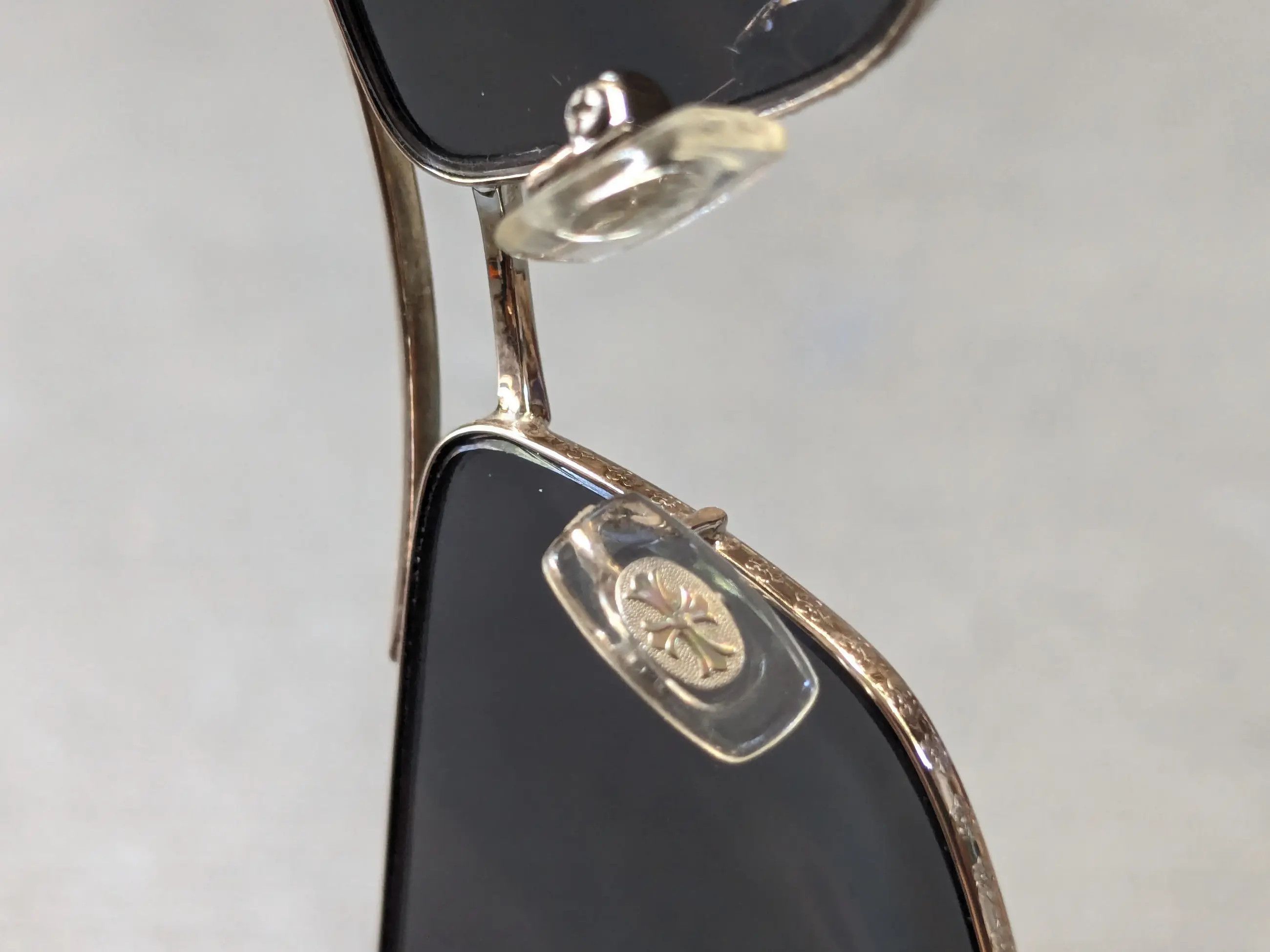 Chrome Hearts Chrome Hearts Sunglasses Red Riot Pink Silver Cross Size ONE SIZE - 9 Thumbnail