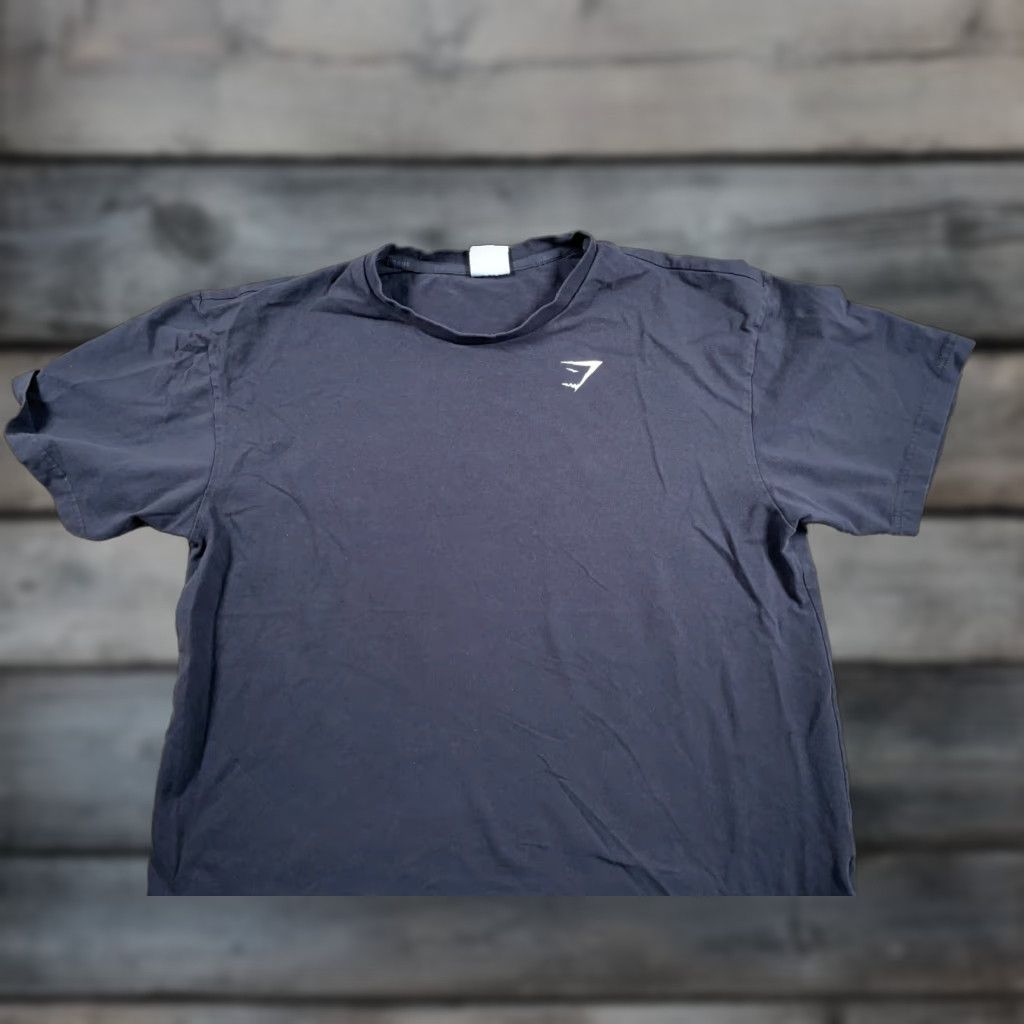 Gymshark Gymshark T-Shirt Adult Large Black Logo Cotton Blend Activewear Mens Size US L / EU 52-54 / 3 - 1 Thumbnail