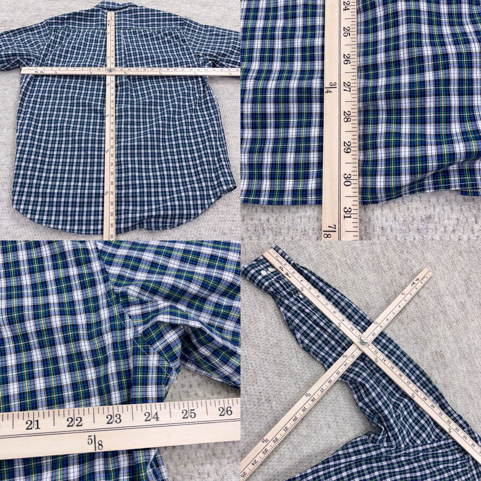 Brooks Brothers Brooks Brothers Button-Up Shirt Men Large Blue Green Plaid Pocket Logo 346 Button-Front 346 Brooks Brothers 346 Colorful Preppy Modern Casual Business Size US L / EU 52-54 / 3 - 8 Thumbnail