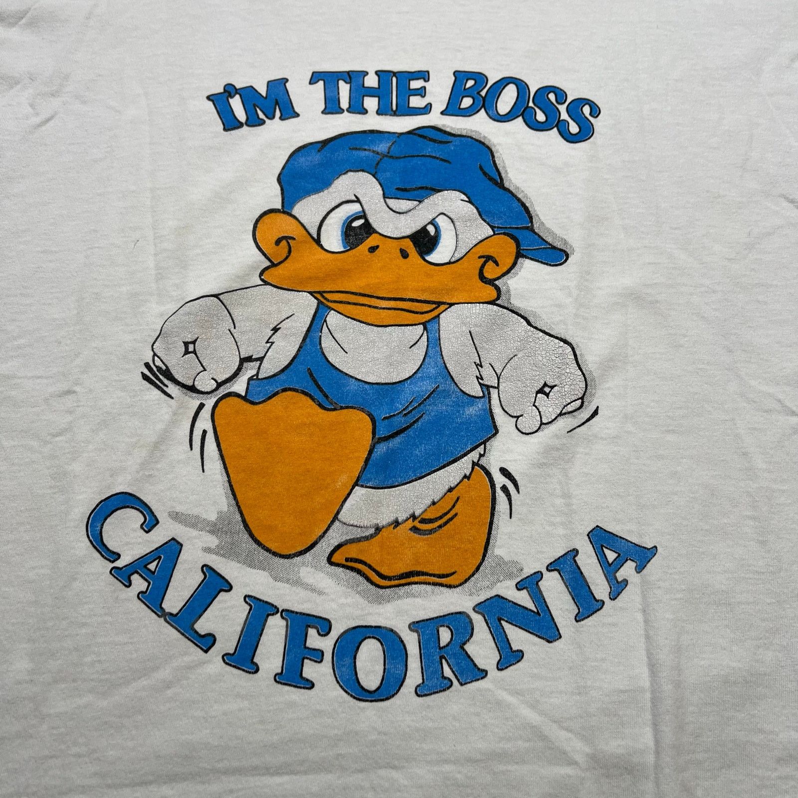 Hanes Vintage Disney Donald Duck T-Shirt Im The Boss California XL Size US XL / EU 56 / 4 - 2 Thumbnail
