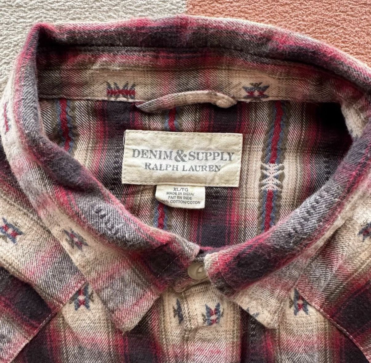 Denim & Supply Ralph Lauren Denim Supply Ralph Lauren Polo RL Southwestern Shirt K22 Size US XL / EU 56 / 4 - 3 Thumbnail