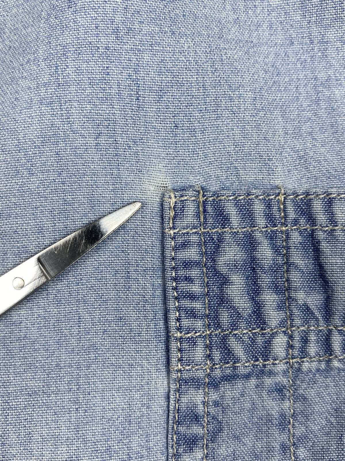Polo Ralph Lauren Vintage Polo Jeans Co Ralph Lauren Distressed Denim Shirt Size US L / EU 52-54 / 3 - 11 Thumbnail