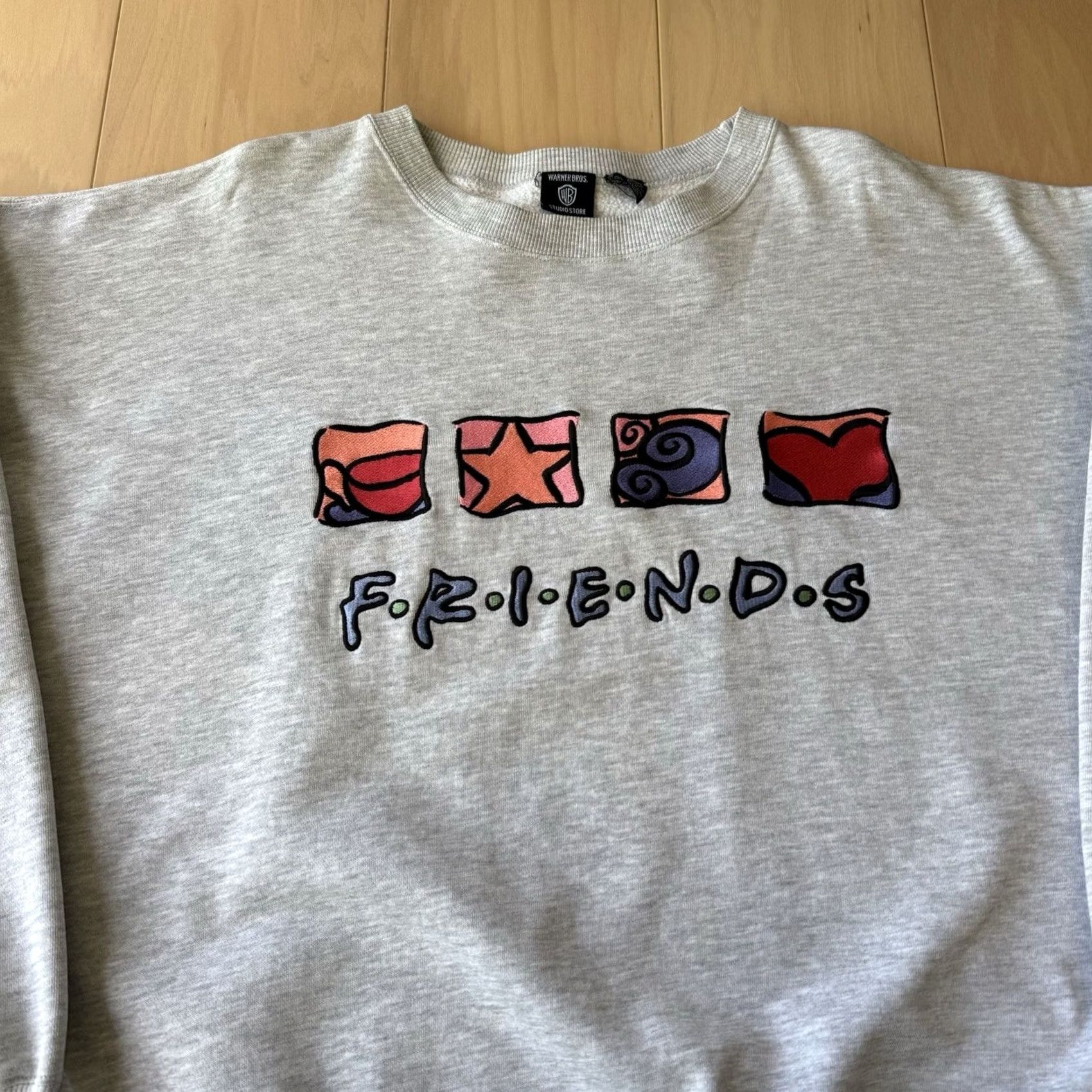 Vintage VINTAGE Friends Sweatshirt 2XL Blue Crew Neck Pullover Size US XXL / EU 58 / 5 - 3 Thumbnail