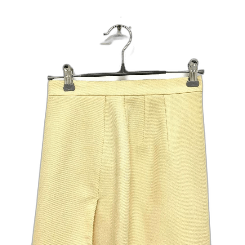 Dior Dior Light Yellow Half Skirt Size L-2506 Size 41" - 1 Thumbnail