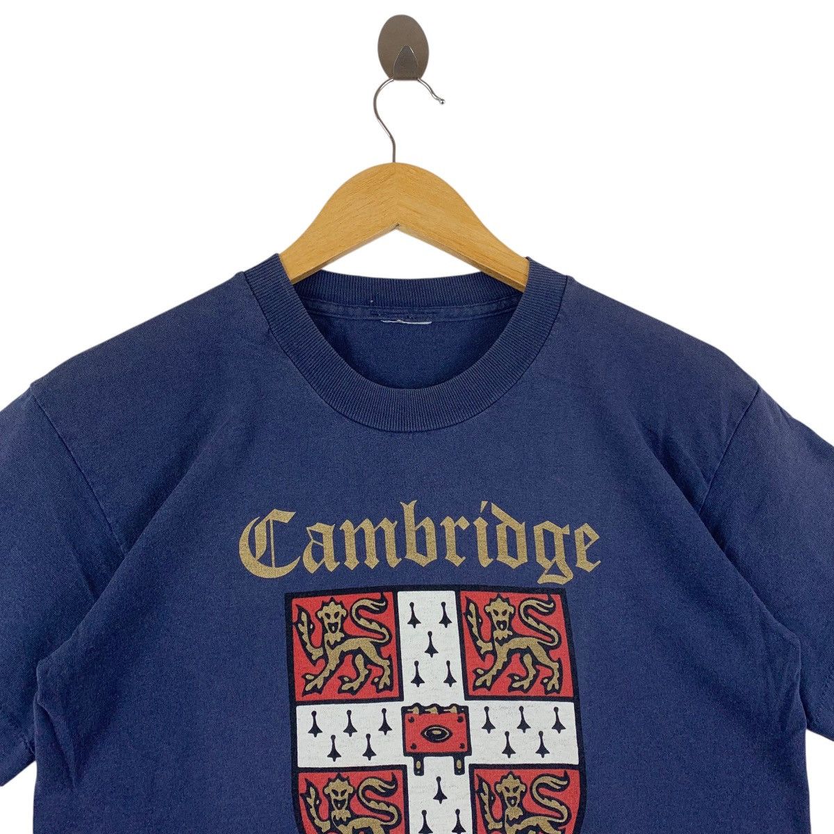 Vintage Vintage 90s CAMBRIDGE University Big spellout tee Size US S / EU 44-46 / 1 - 2 Thumbnail