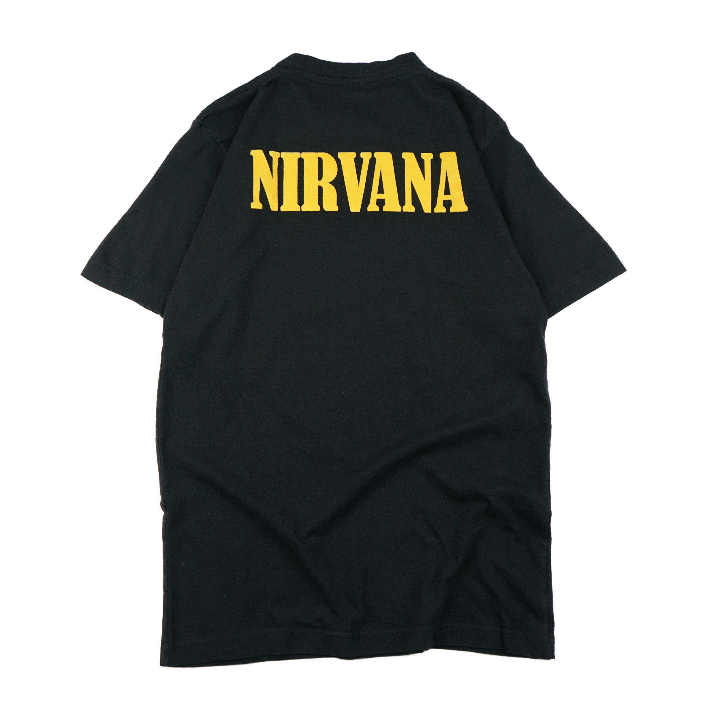Band Tees × Nirvana × Vintage Vintage 90s Nirvana Kurt Cobain T-Shirt Size US XS / EU 42 / 0 - 5 Thumbnail