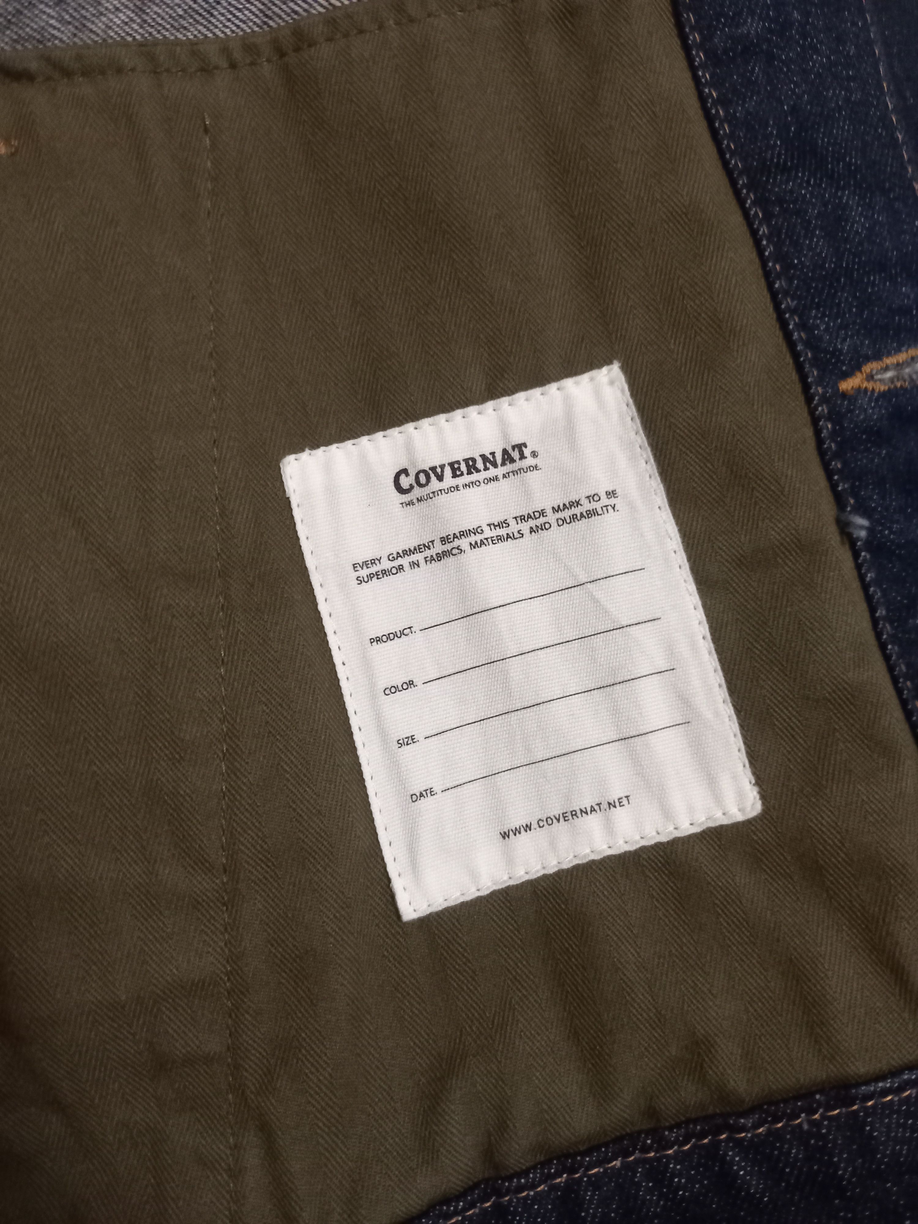 COVERNAT NWOT Covernat Type II Heavy Denim Jacket - Blue (Fits M/S) Size US M / EU 48-50 / 2 - 6 Thumbnail