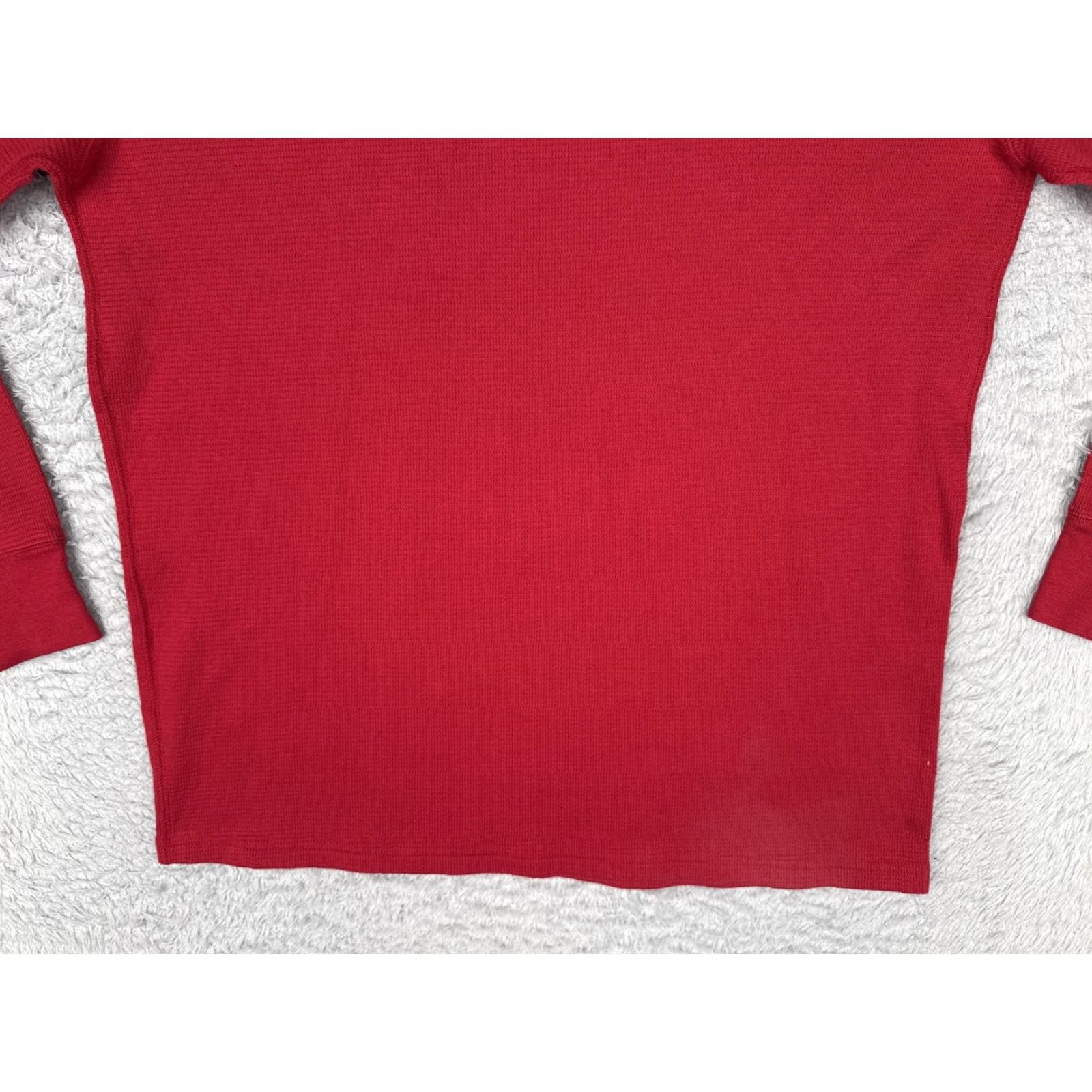 Polo Ralph Lauren Polo Ralph Lauren Shirt Mens Large Red Long Sleeve Thermal Waffle Knit Sleepwear Size US L / EU 52-54 / 3 - 5 Thumbnail