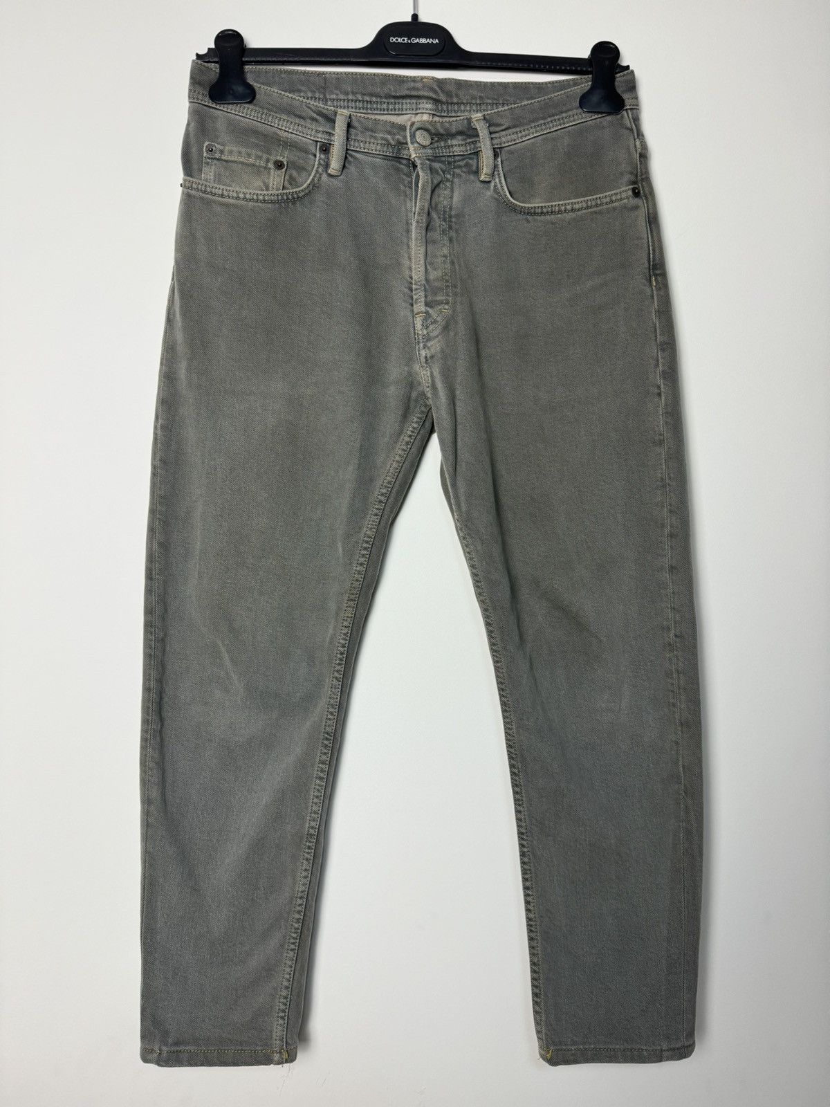 Acne Studios Acne Studios Grey Washed Denim Jeans Archive straight fit Size US 30 / EU 46 - 5 Thumbnail