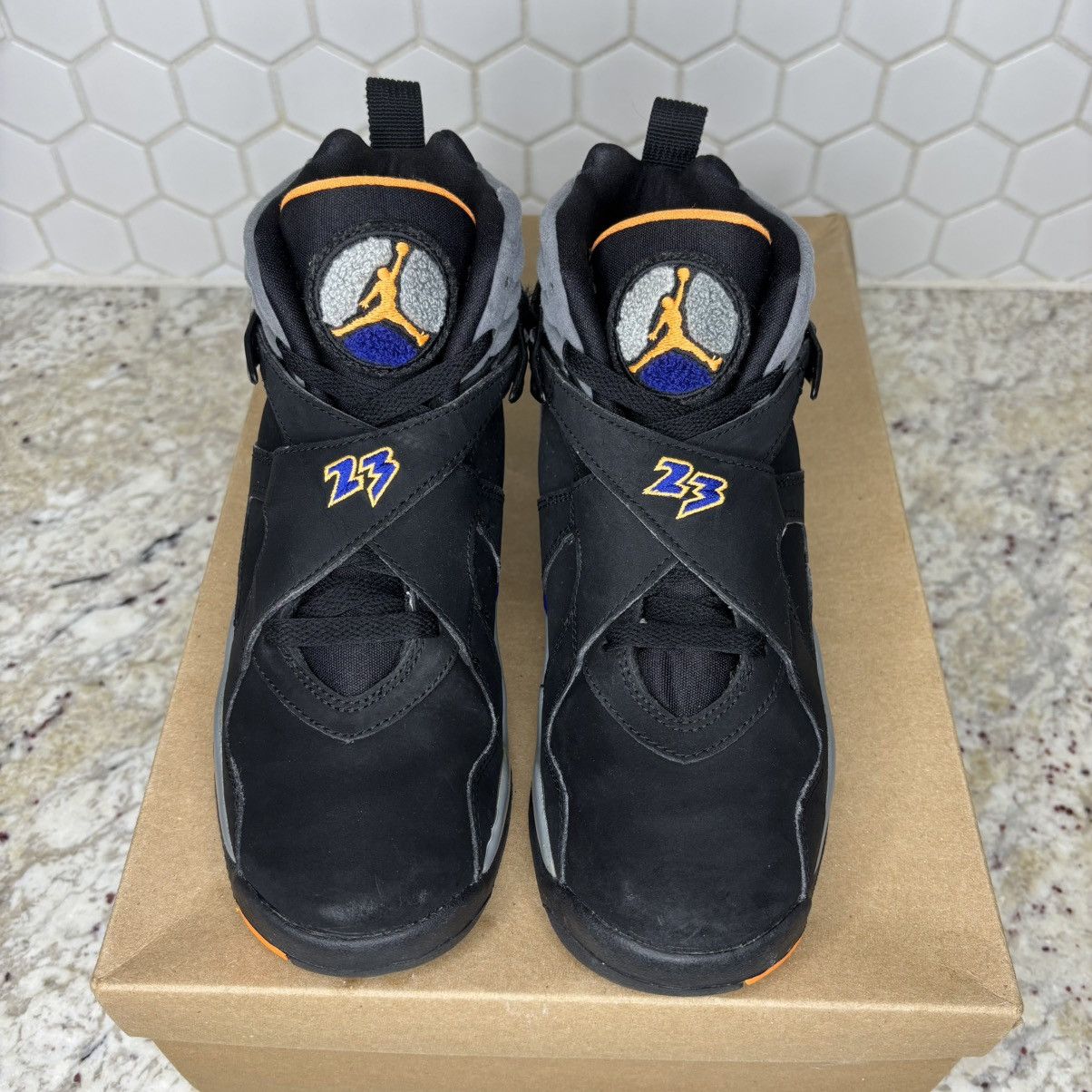 Jordan Brand Size 5.5-Jordan 8 Retro Phoenix Suns (GS) Clean no box Size US 5.5 / EU 38 - 4 Thumbnail