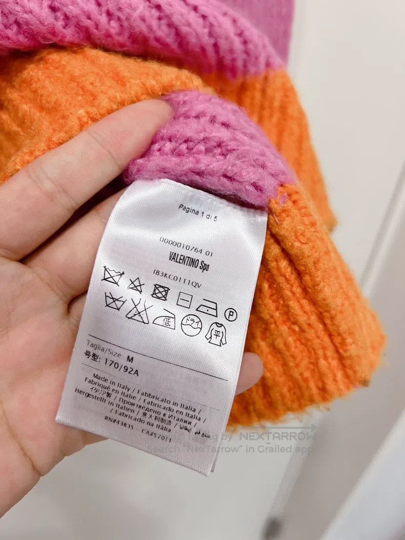 Valentino Valentino Pink crewneck pullover knit sweater Size M / US 6-8 / IT 42-44 - 7 Thumbnail