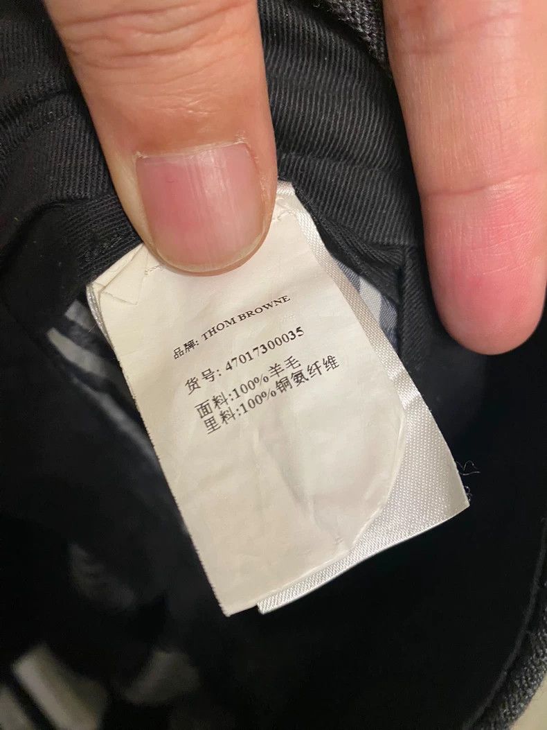 Thom Browne Thom Browne Size 3 Classic herringong pattern trousers 250 Size US 30 / EU 46 - 7 Thumbnail