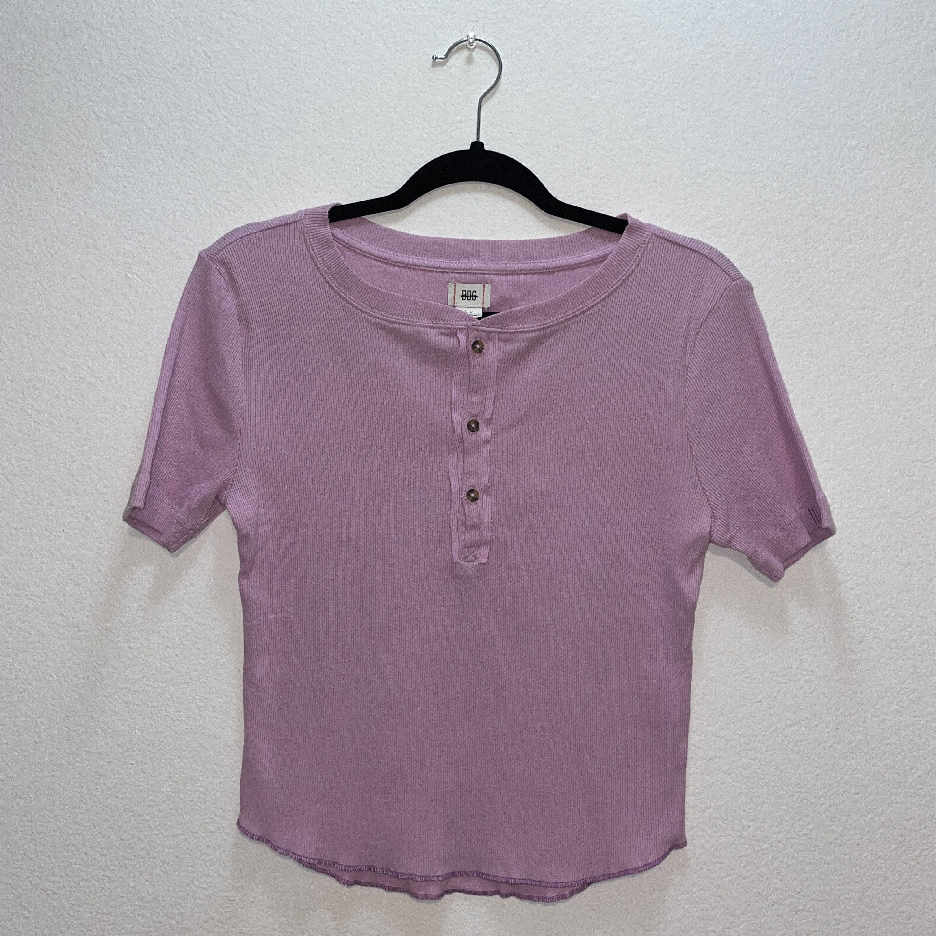 Bdg BDG Pink button up top Size L / US 10 / IT 46 - 1 Thumbnail
