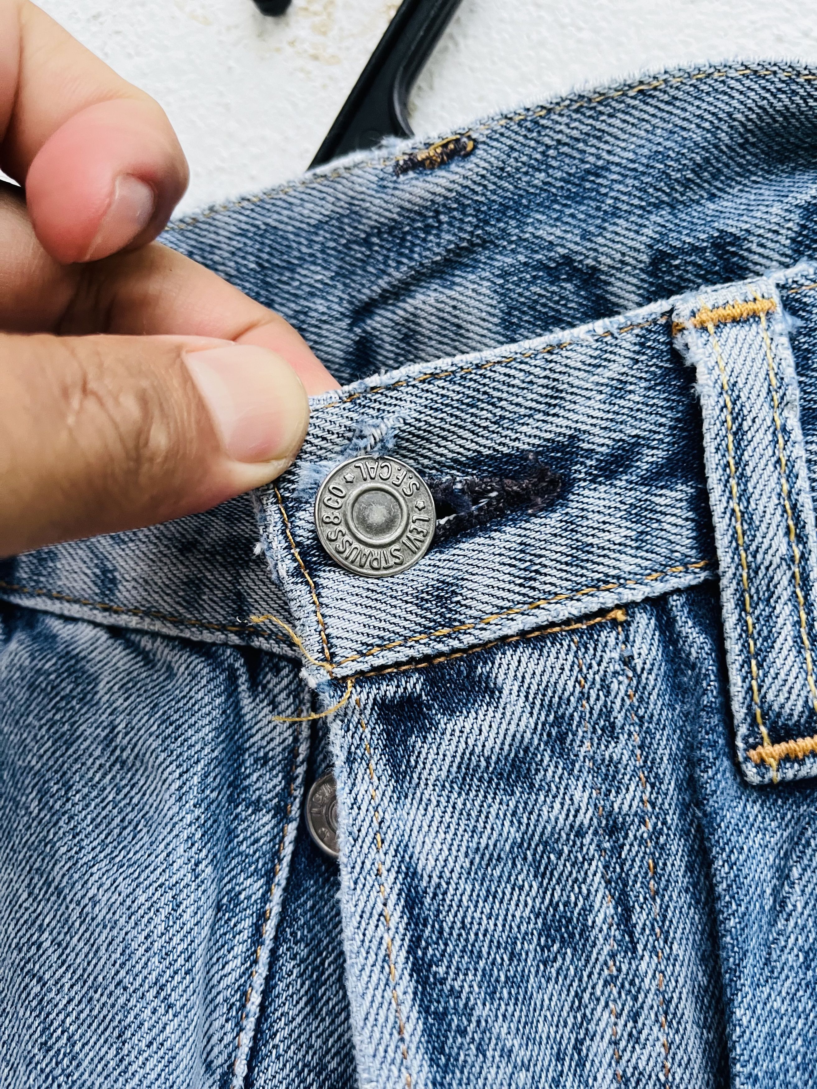 Levi's Vintage Clothing × Vintage Vintage 60s Levis Big E Distressed Fashion Style Size US 32 / EU 48 - 7 Thumbnail