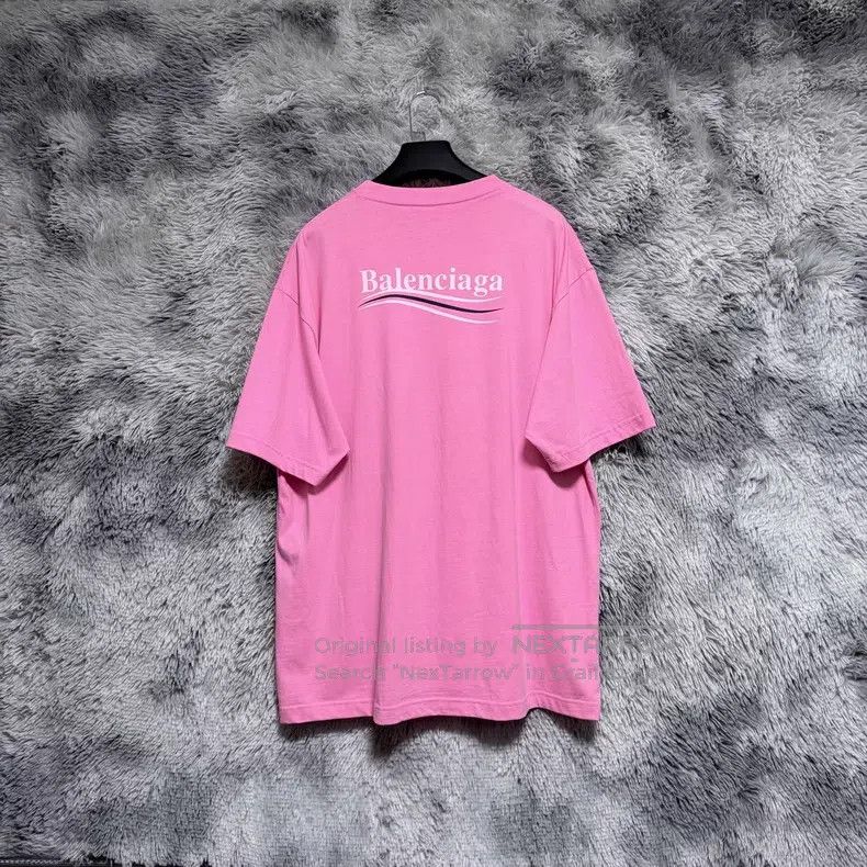 Balenciaga Balenciaga Logo letter print casual round-neck short-sleev Size US L / EU 52-54 / 3 - 4 Thumbnail