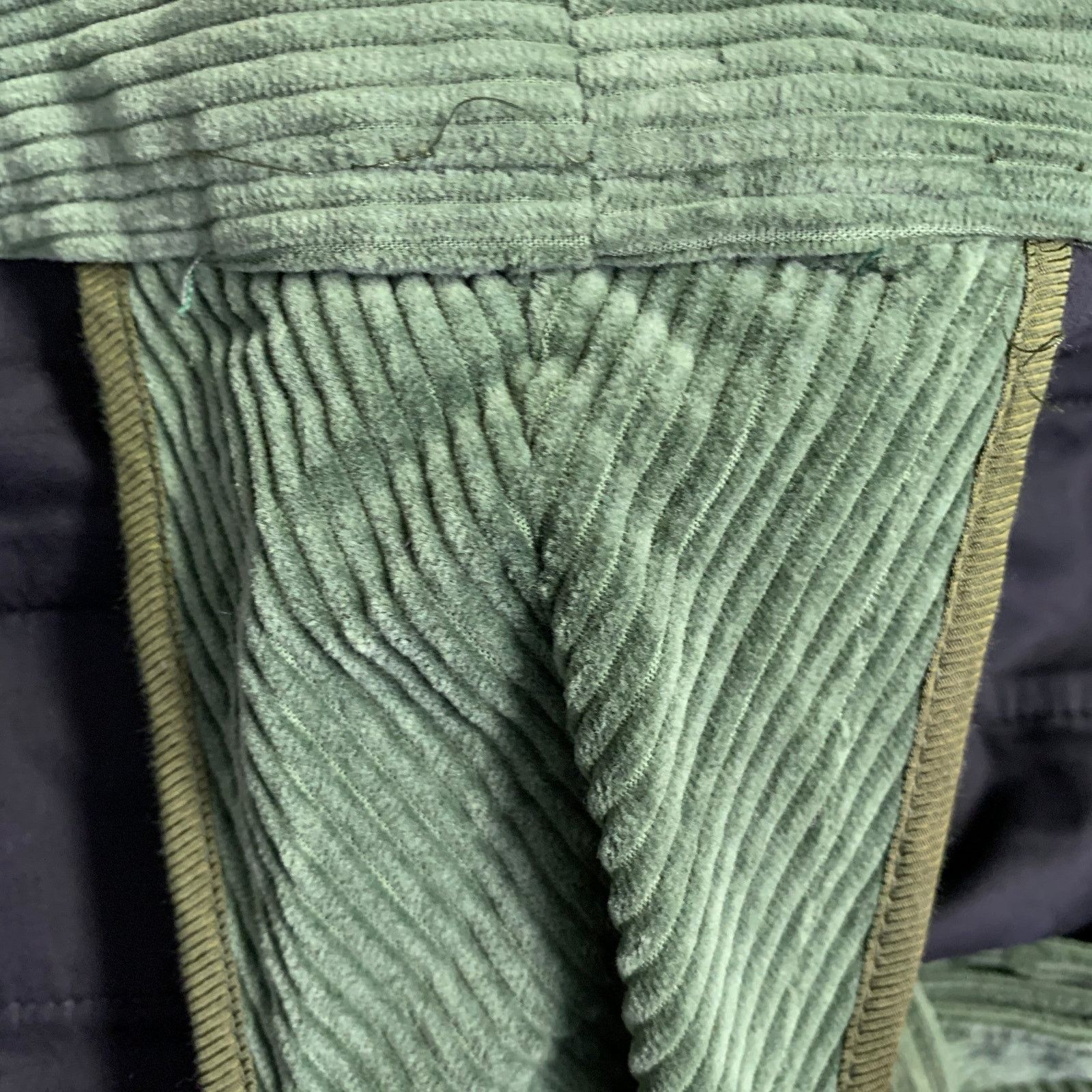 Haider Ackermann Size 34 Green Corduroy Cotton Blend Belted Casual Pants Size US 34 / EU 50 - 5 Thumbnail