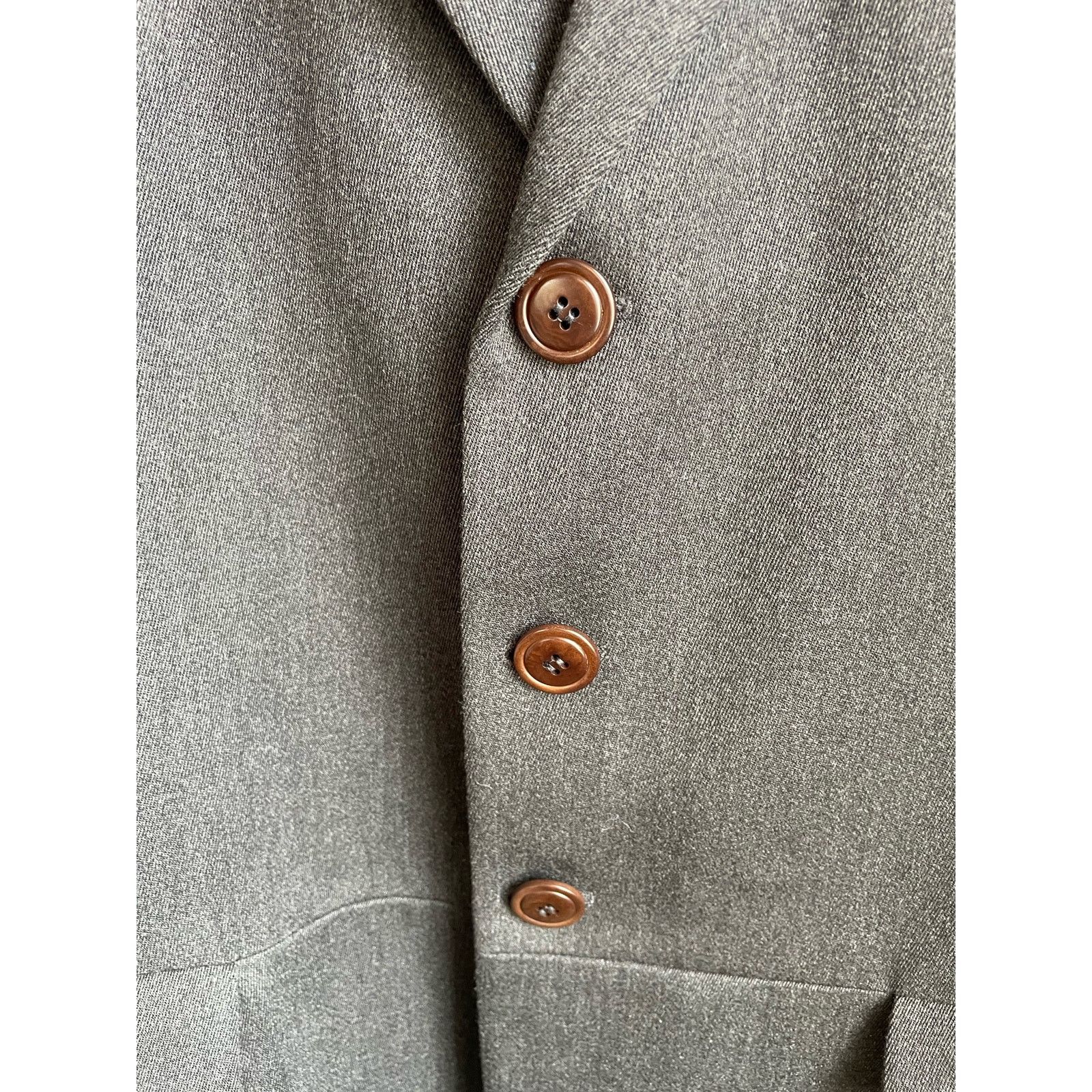 Dsquared2 DSquared 100% Wool Gray 3-button Topcoat Size US M / EU 48-50 / 2 - 6 Thumbnail