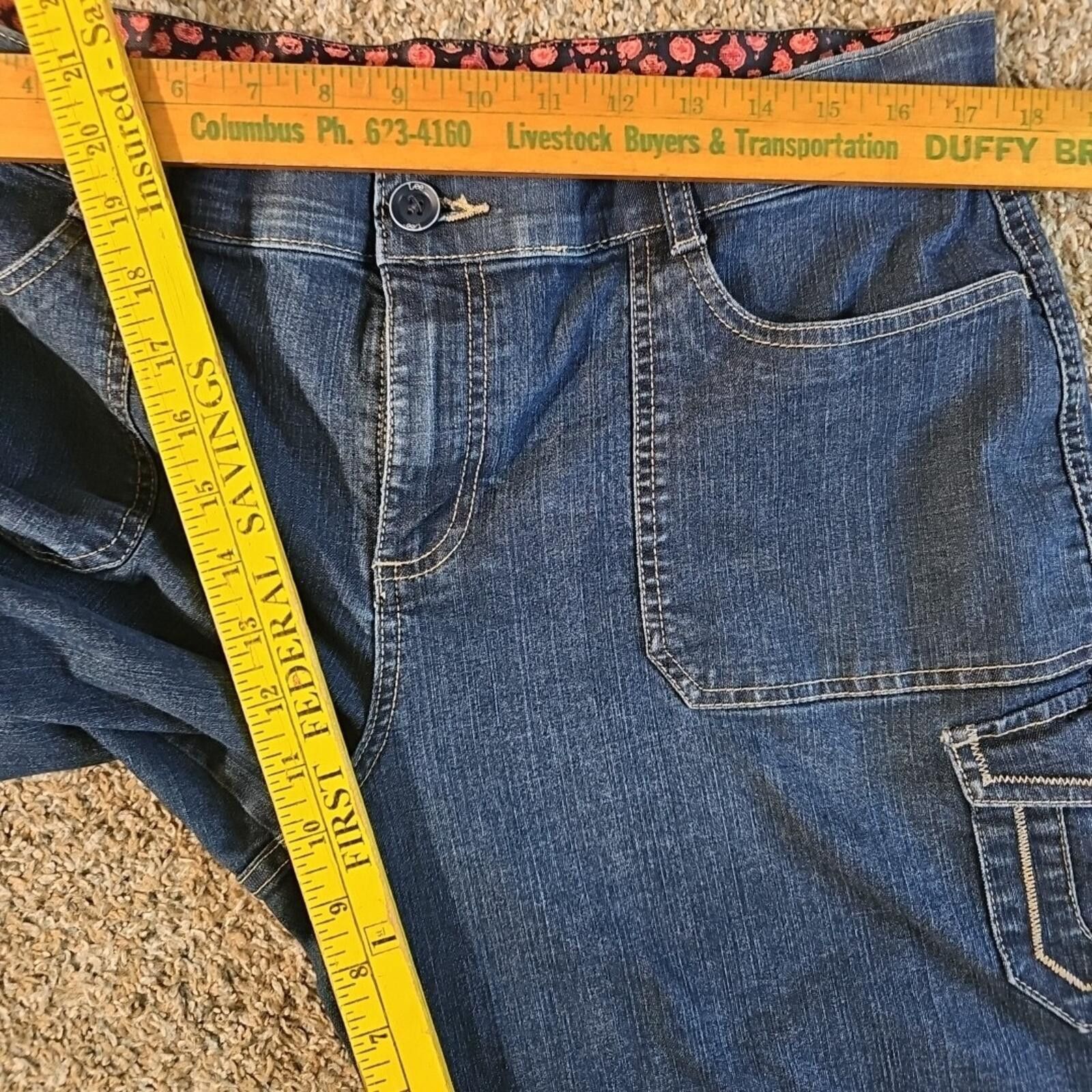 Lee LEE 16M Jean Cargo Shorts Size 38" / US 16 / IT 52 - 5 Thumbnail