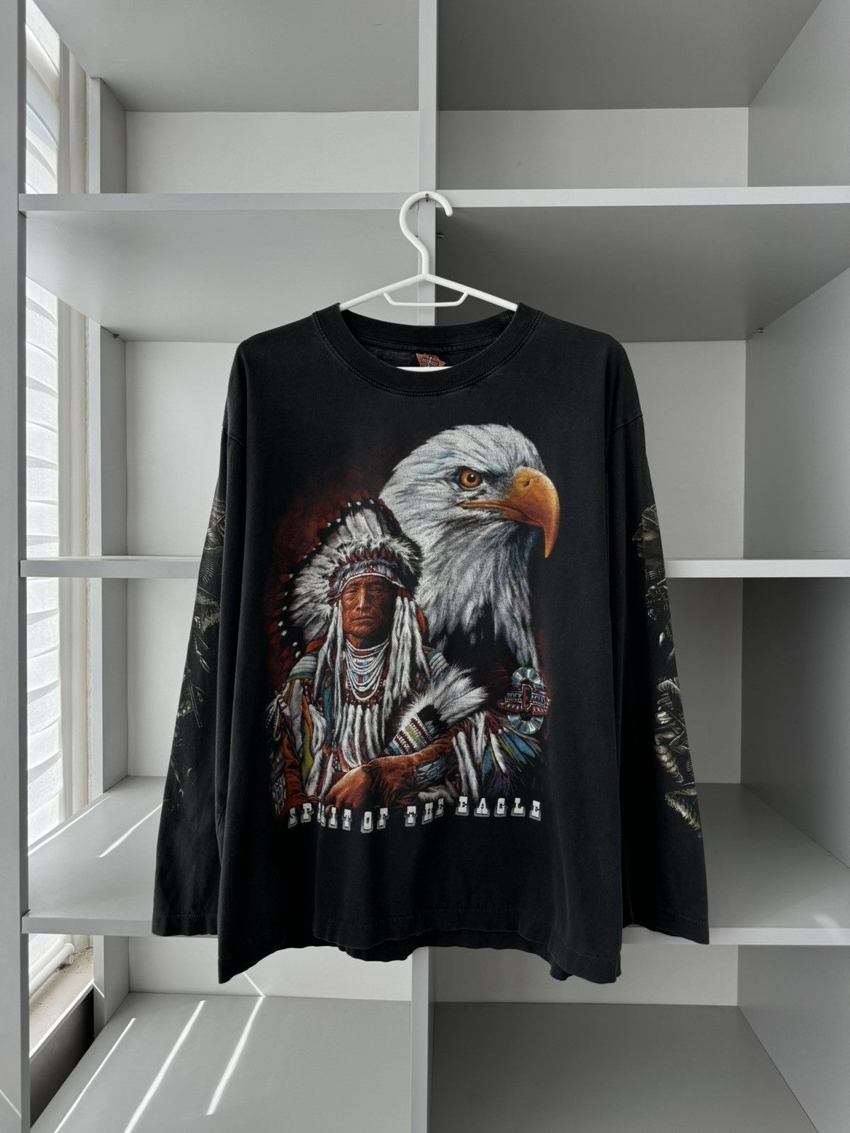 Band Tees × Vintage Rock Eagle Vintage Spirit of the Eagle Longsleeve Size US S / EU 44-46 / 1 - 1 Thumbnail