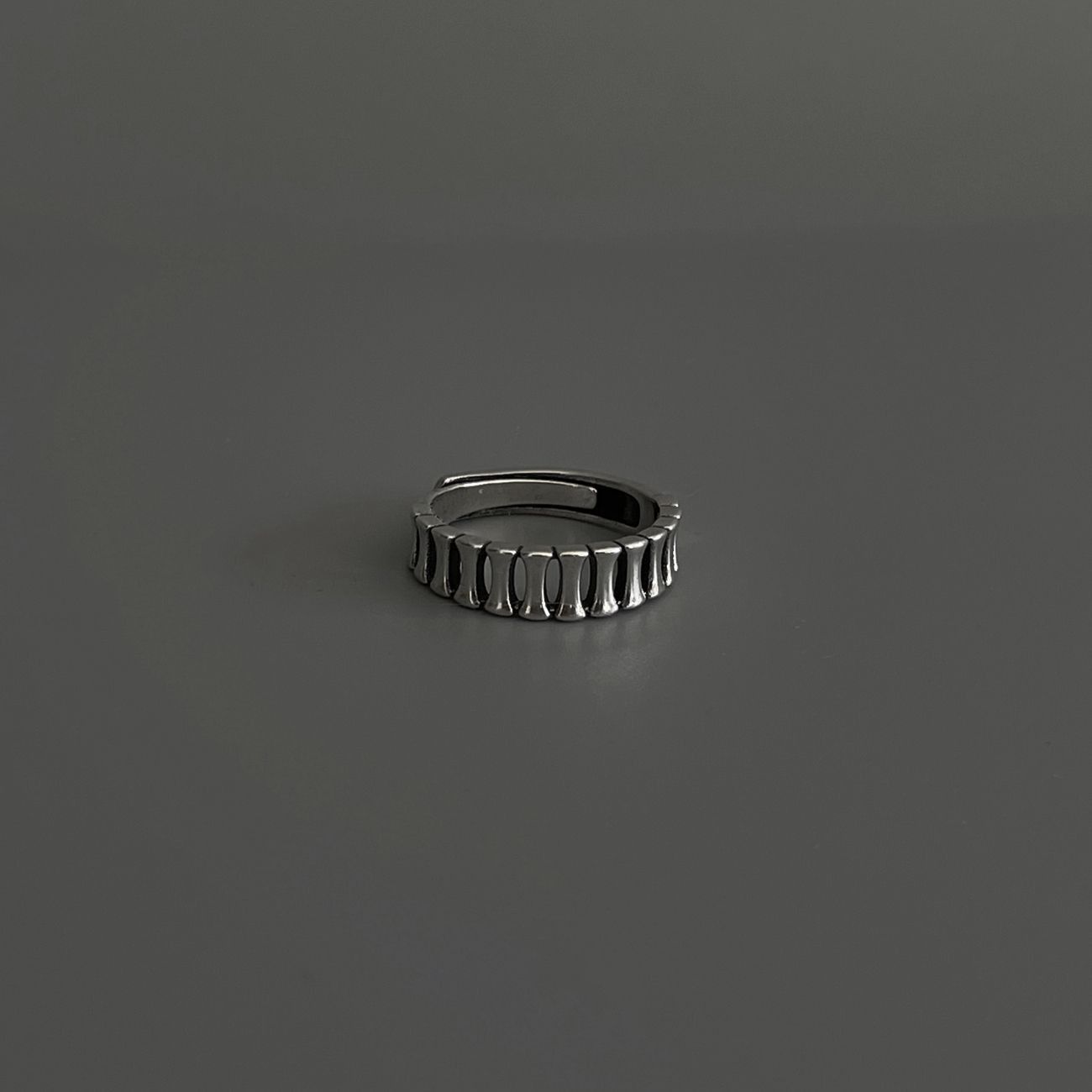Jewelry Vintage Jewelry Rings Open Size Chrome Ring (Size 7-13) Size ONE SIZE - 5 Thumbnail