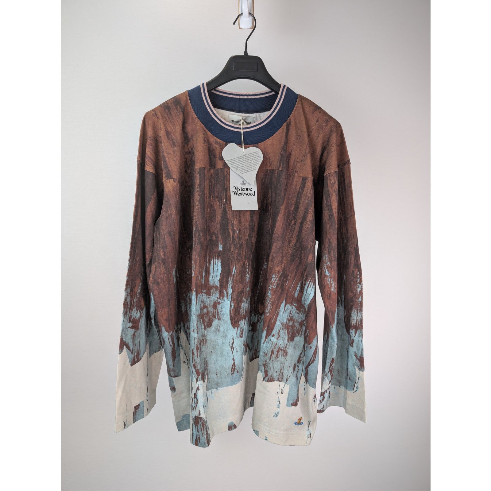 Vivienne Westwood o1rshd1 Fresh T-Shirt in Blue / Brushed Organic Jersey Size US M / EU 48-50 / 2 - 1 Thumbnail