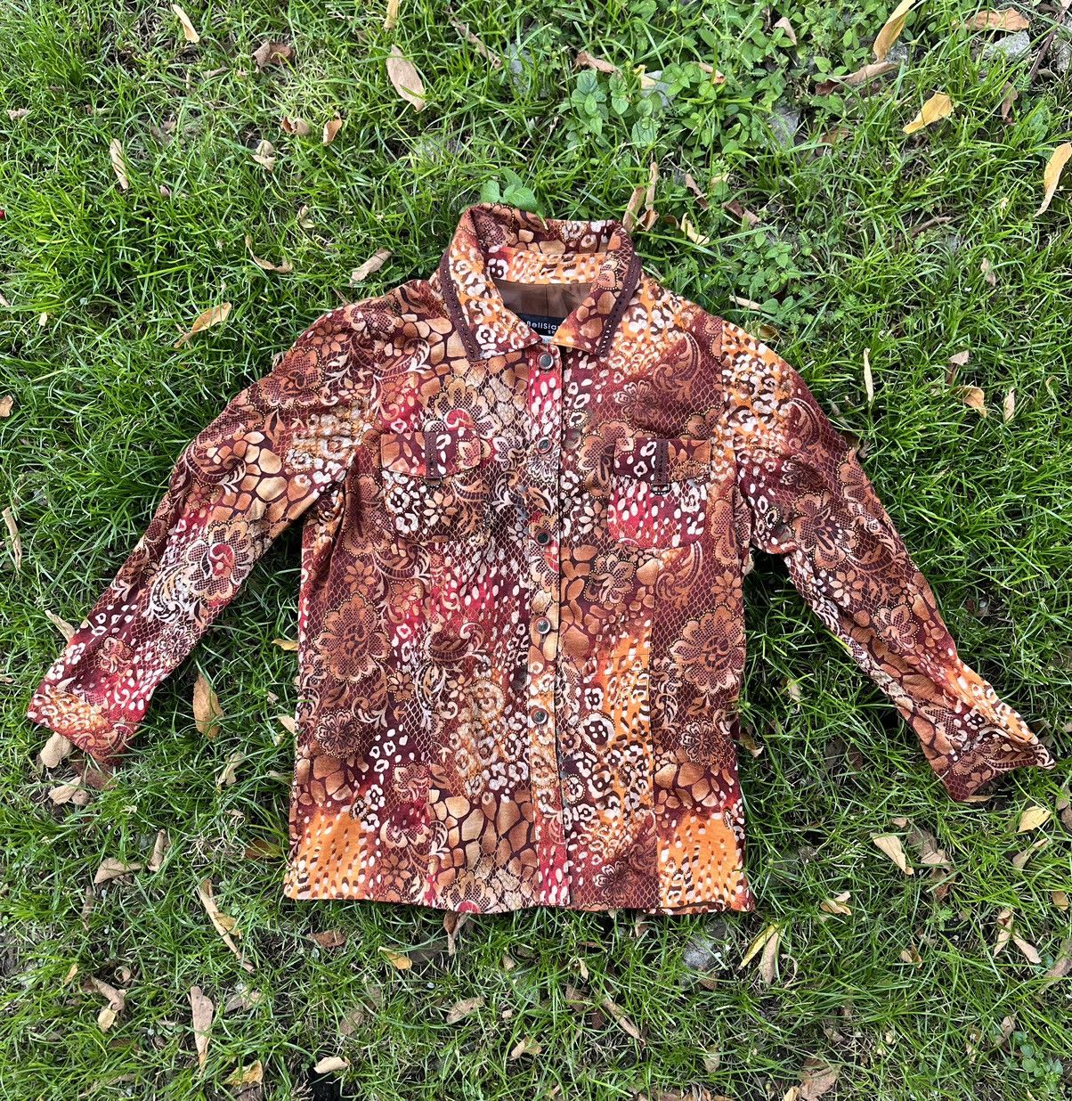 Japanese Brand Belisian Flowers ArtGraphic HystericGlamour LongSleeve Shirt Size L / US 10 / IT 46 - 1 Thumbnail