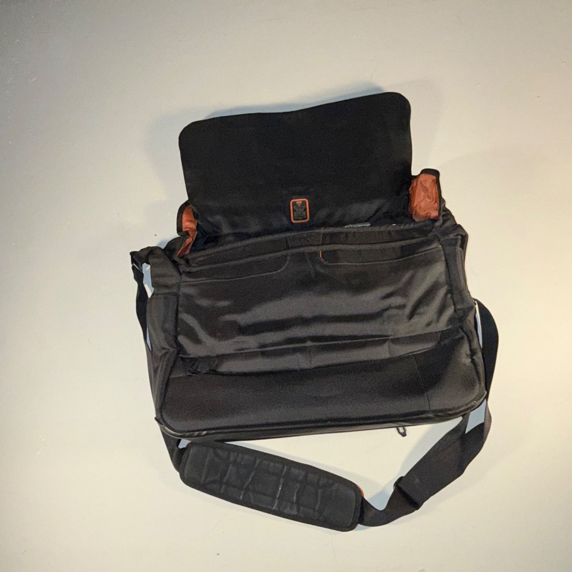 Tumi T-Tech by Tumi Messenger Bag - Black w/ High-Vis Orange Lini Size ONE SIZE - 4 Thumbnail