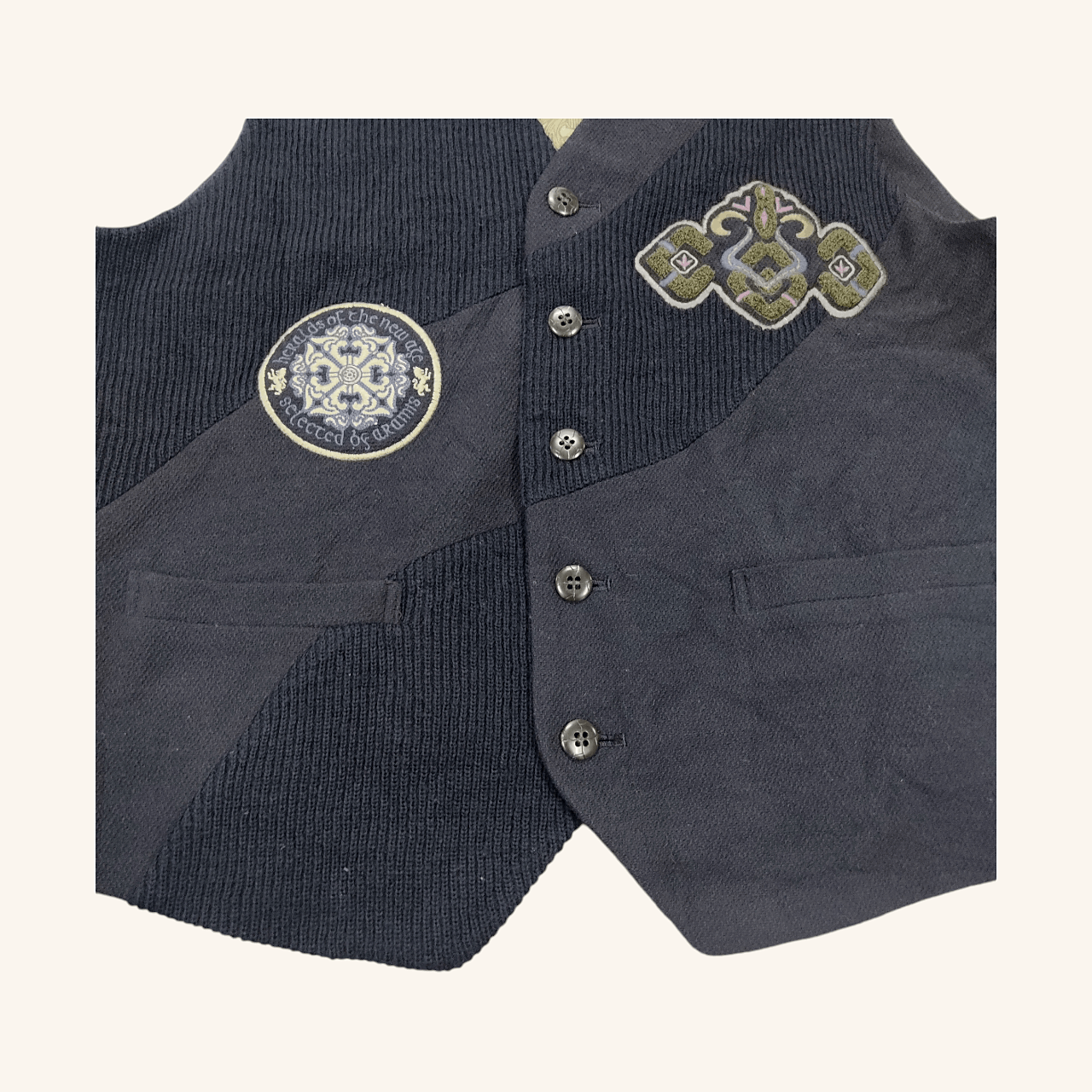 Designer × Mr. Gentleman Vintage ARAMIS Wool Vest Coat Size US M / EU 48-50 / 2 - 6 Thumbnail