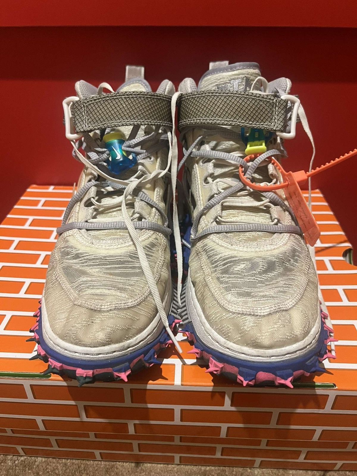 Nike × Off-White Off White x Nike air force mid Size US 12.5 / EU 45-46 - 5 Thumbnail