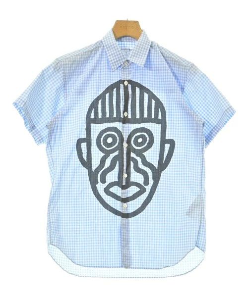Comme des Garcons SHIRT Shirt Face Printed Gingham Check Size US XS / EU 42 / 0 - 1 Thumbnail